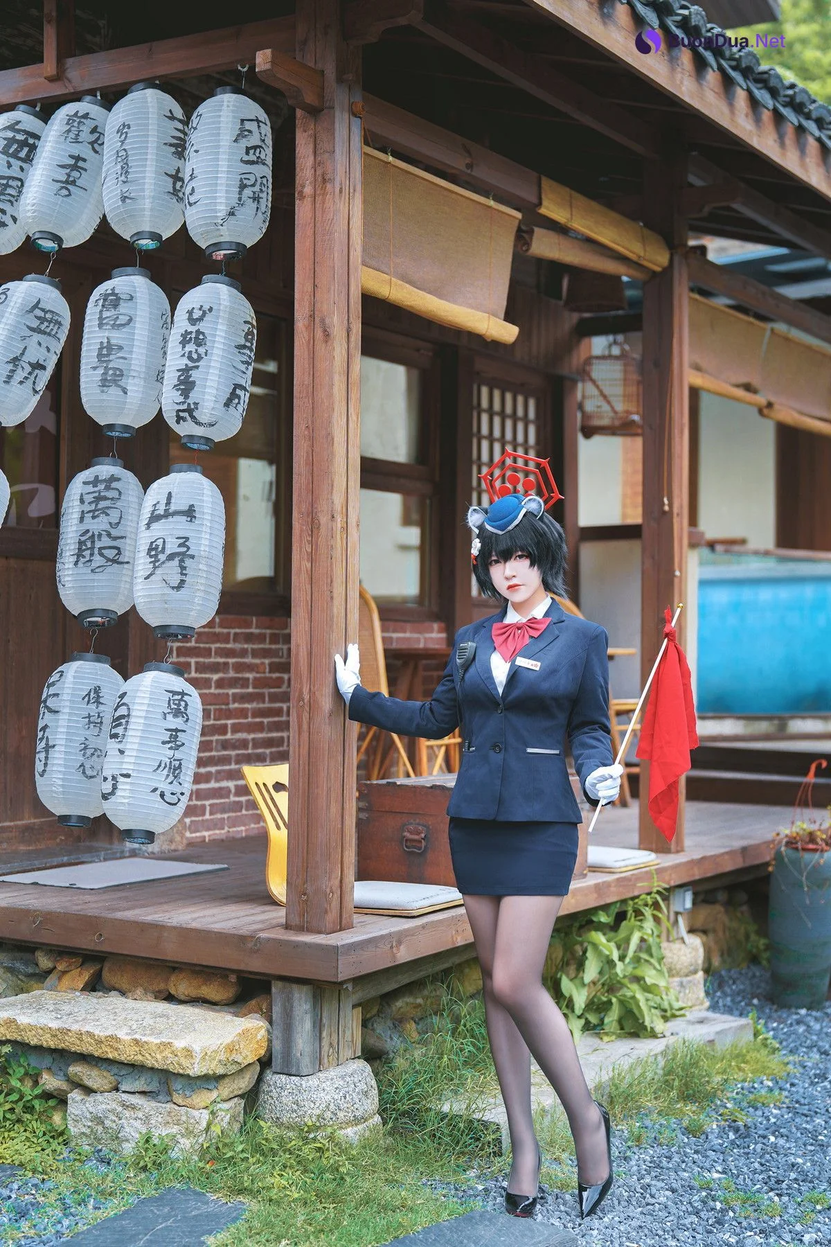 Cosplay 半半子Banbanko ガイド春日ツバキ Set.01 - Photo 3