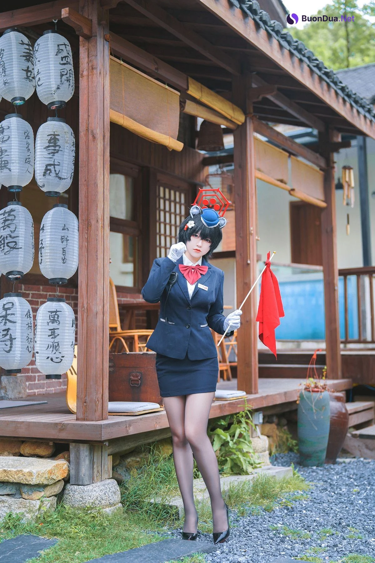 Cosplay 半半子Banbanko ガイド春日ツバキ Set.01 - Photo 4