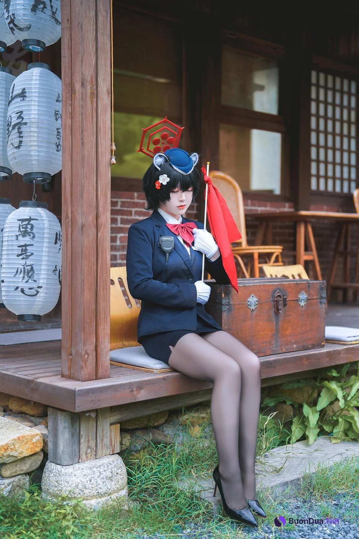 Cosplay 半半子Banbanko ガイド春日ツバキ Set.01 - Photo 6