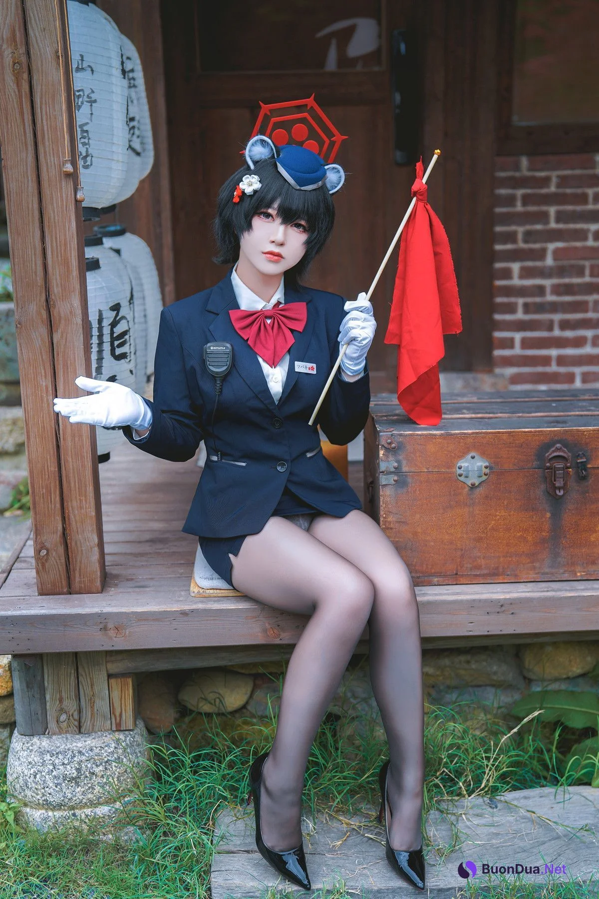 Cosplay 半半子Banbanko ガイド春日ツバキ Set.01 - Photo 8