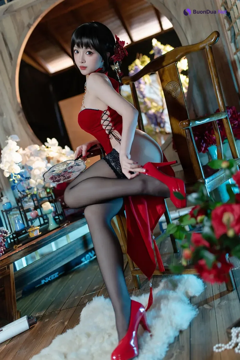 Cosplay Bangni邦尼 – 元旦旗袍 - Photo 8