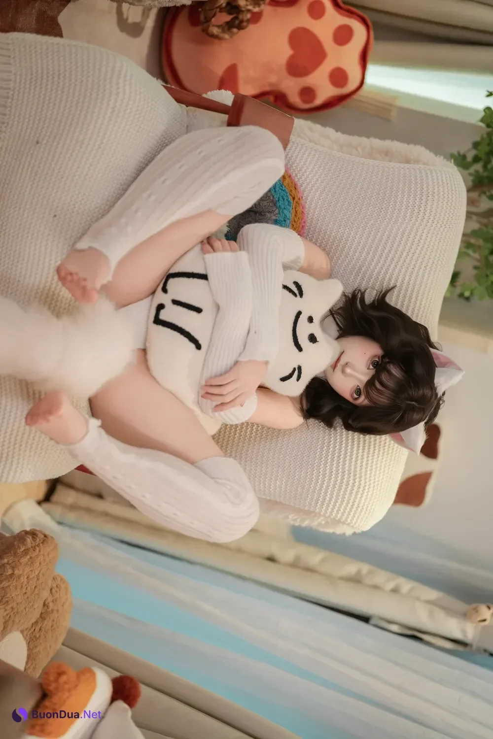Cosplay Bangni邦尼 – 家有小白猫 - Photo 18