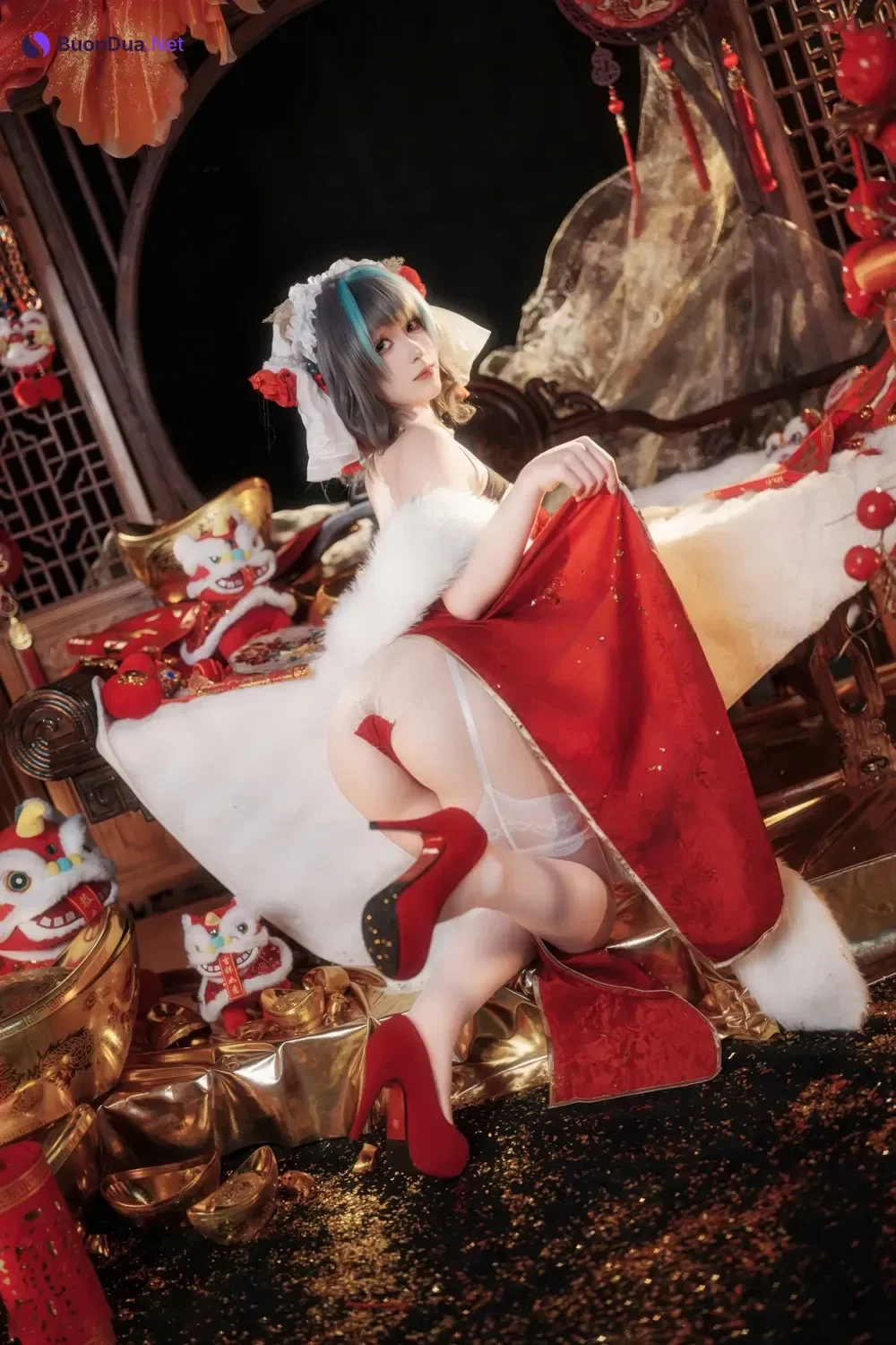 Cosplay Bangni邦尼 – 新春柴郡 - Photo 13