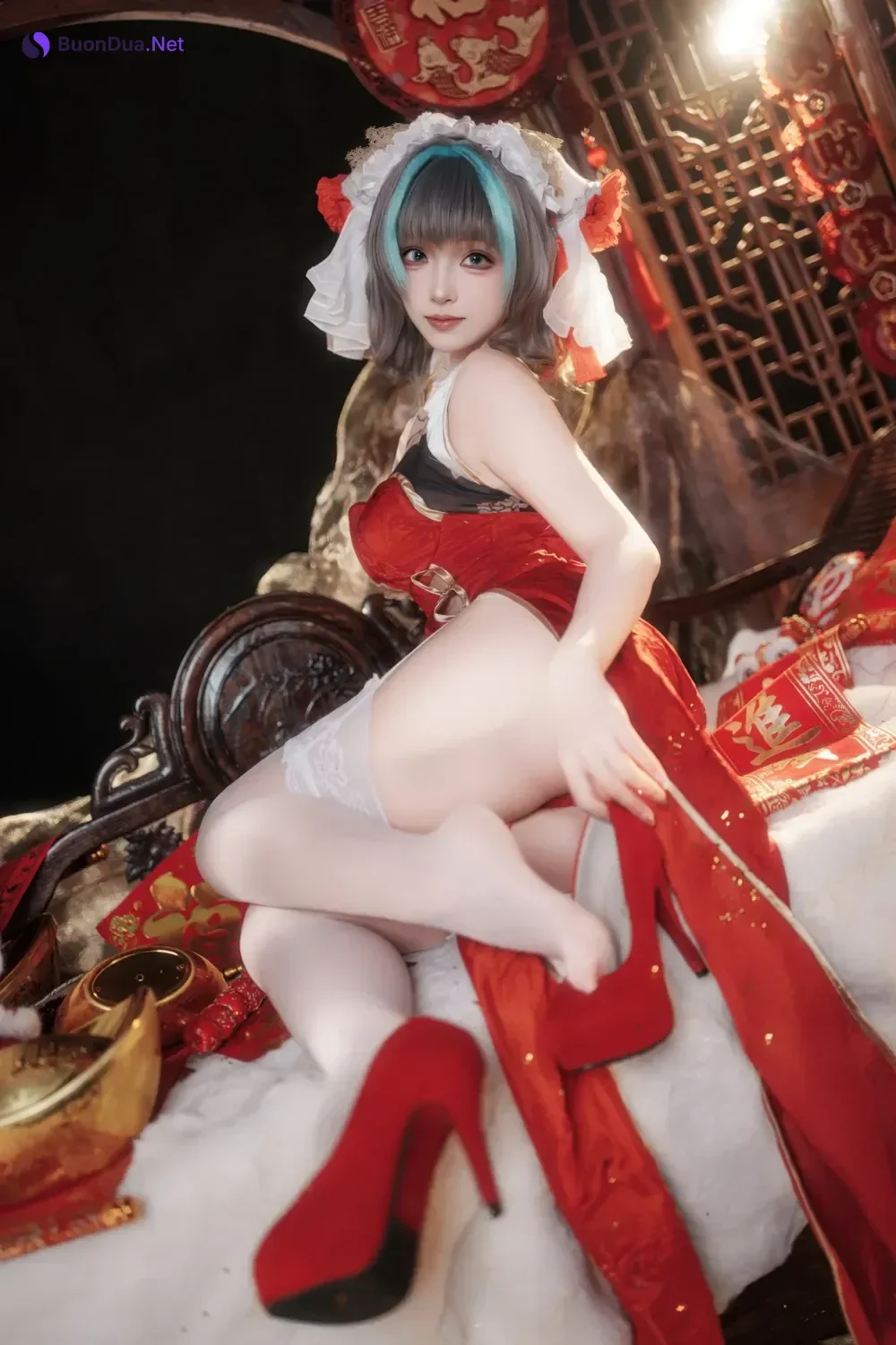 Cosplay Bangni邦尼 – 新春柴郡 - Photo 20
