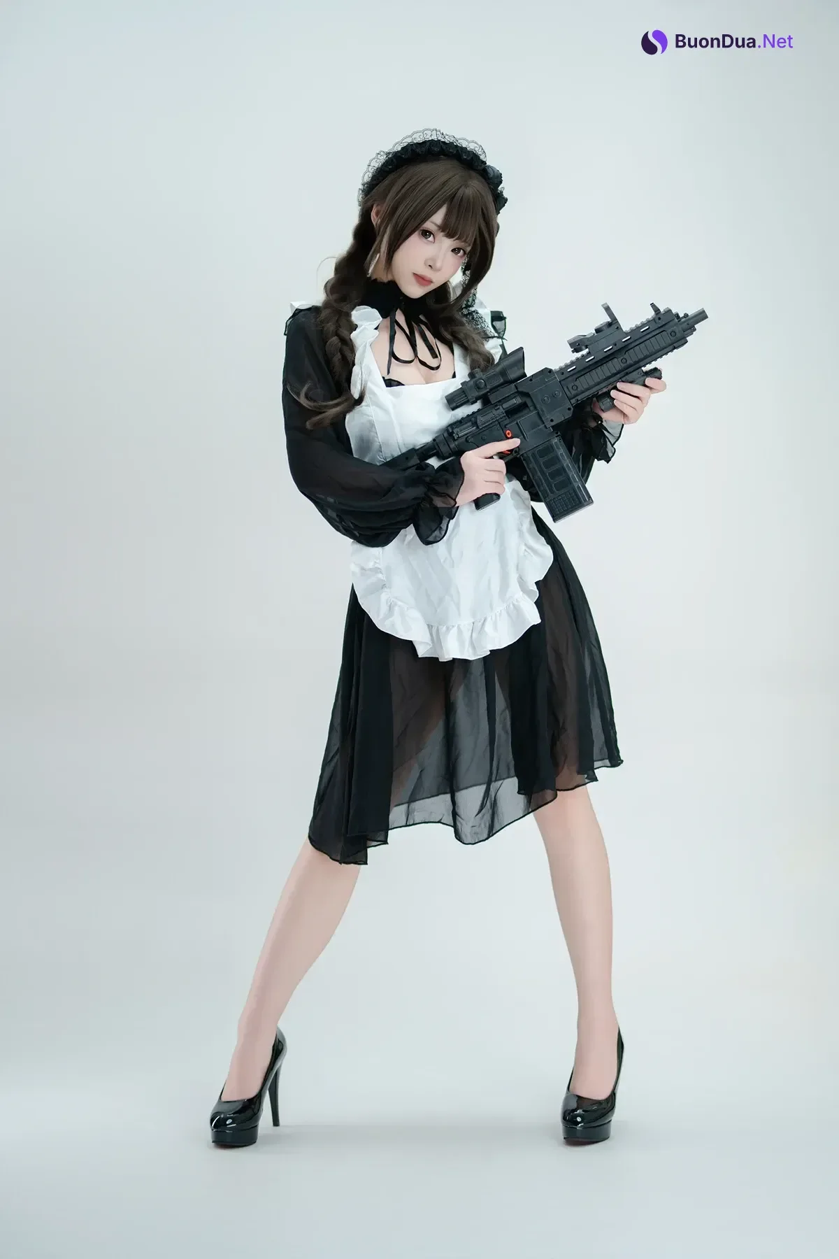 Cosplay Bangni邦尼 – 枪械女仆 - Photo 15
