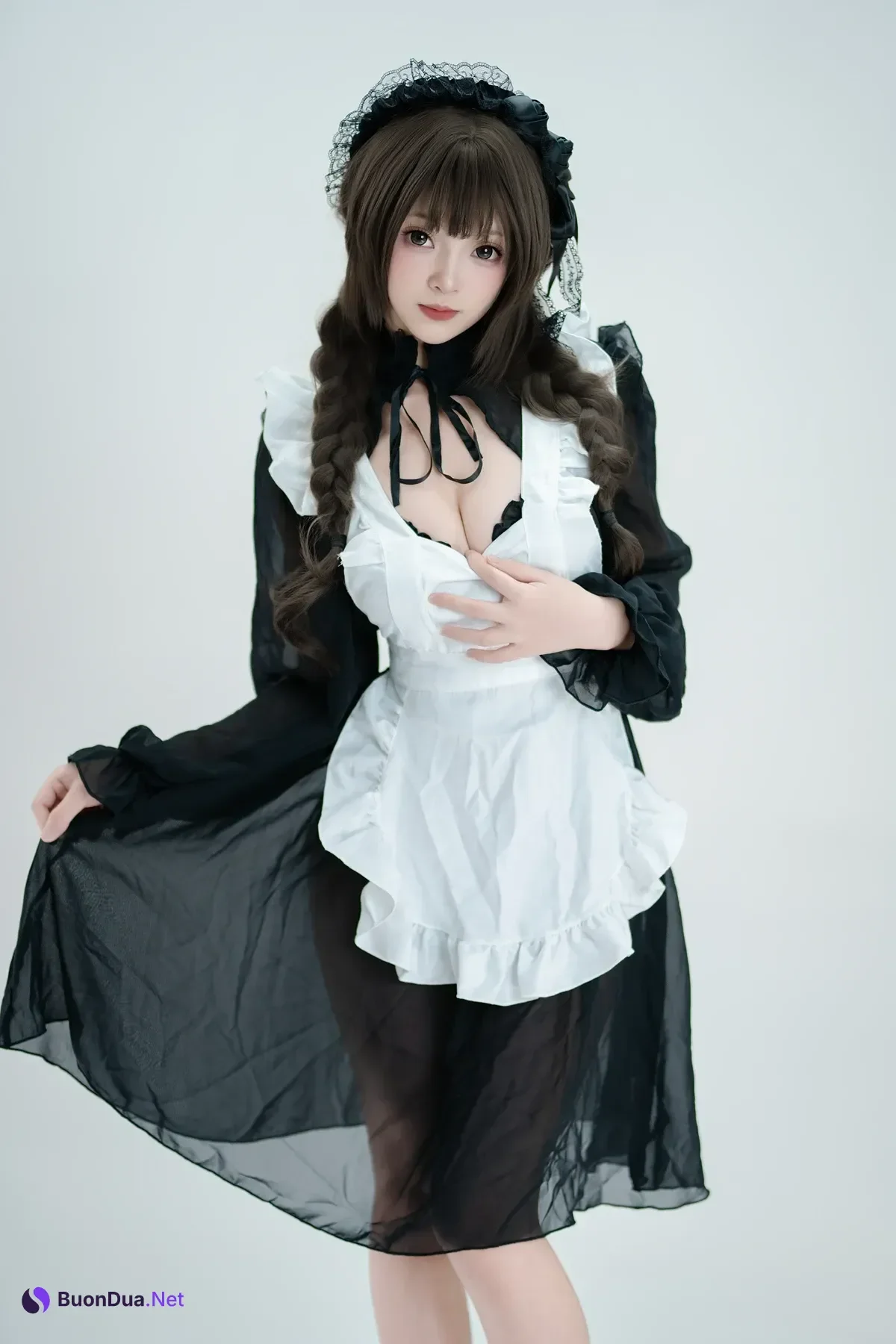Cosplay Bangni邦尼 – 枪械女仆 - Photo 2