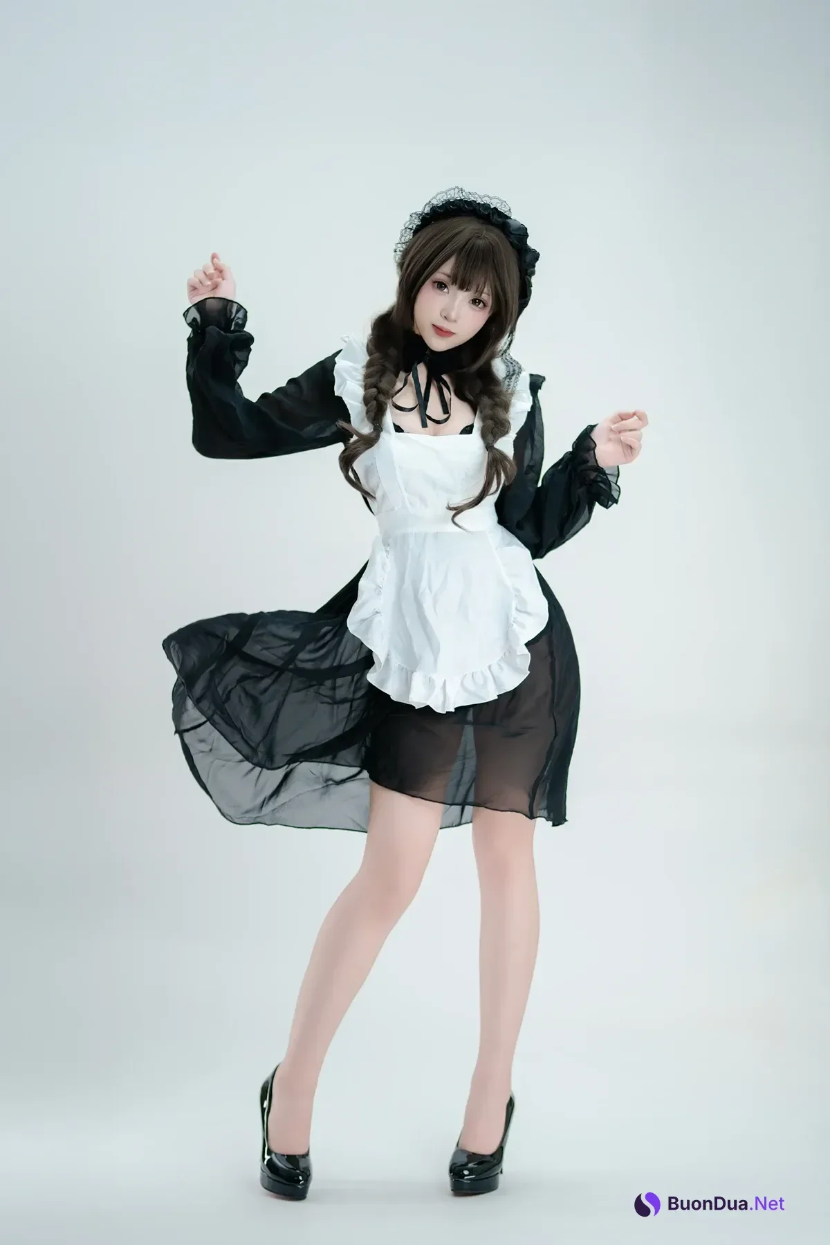 Cosplay Bangni邦尼 – 枪械女仆 - Photo 4