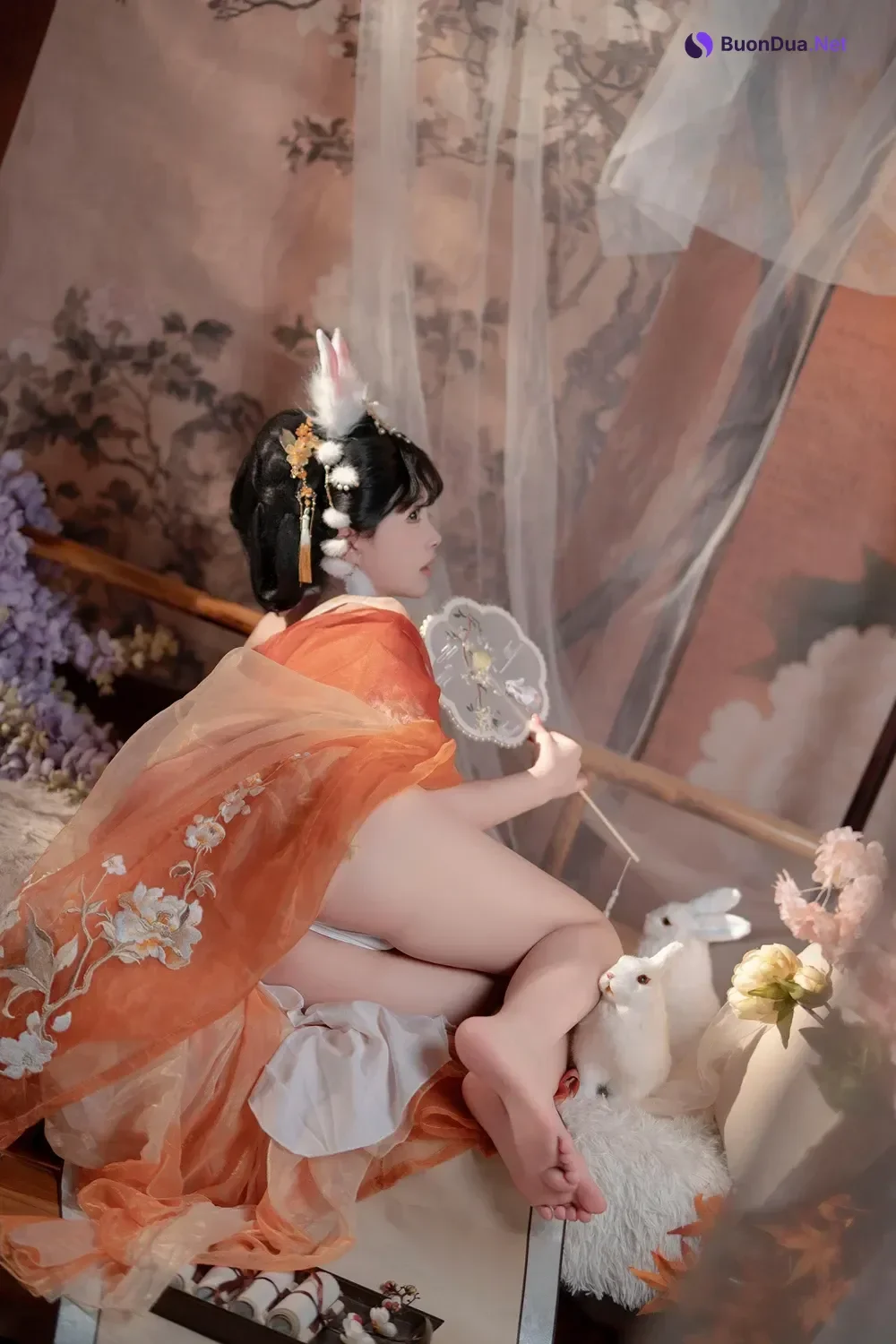 Cosplay Bangni邦尼 – 中秋节玉兔 - Photo 19