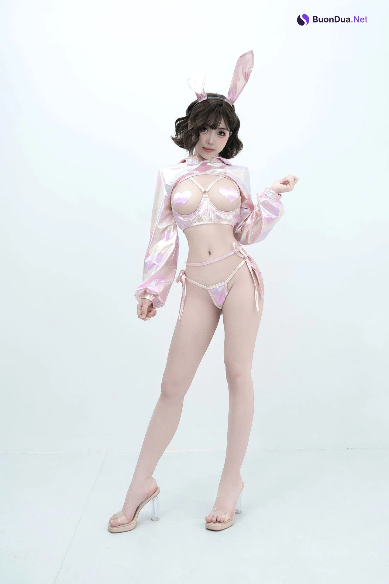 Cosplay Bangni邦尼 – 粉色兔兔 Set.01 - Photo 10