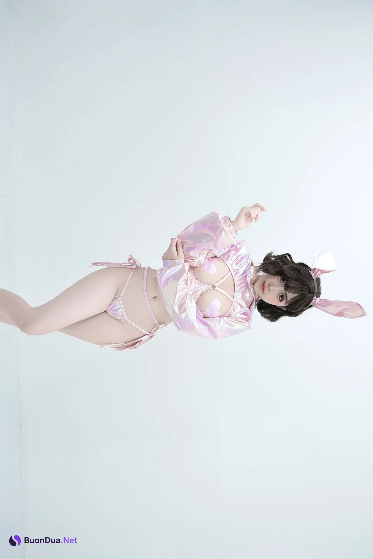 Cosplay Bangni邦尼 – 粉色兔兔 Set.01 - Photo 15