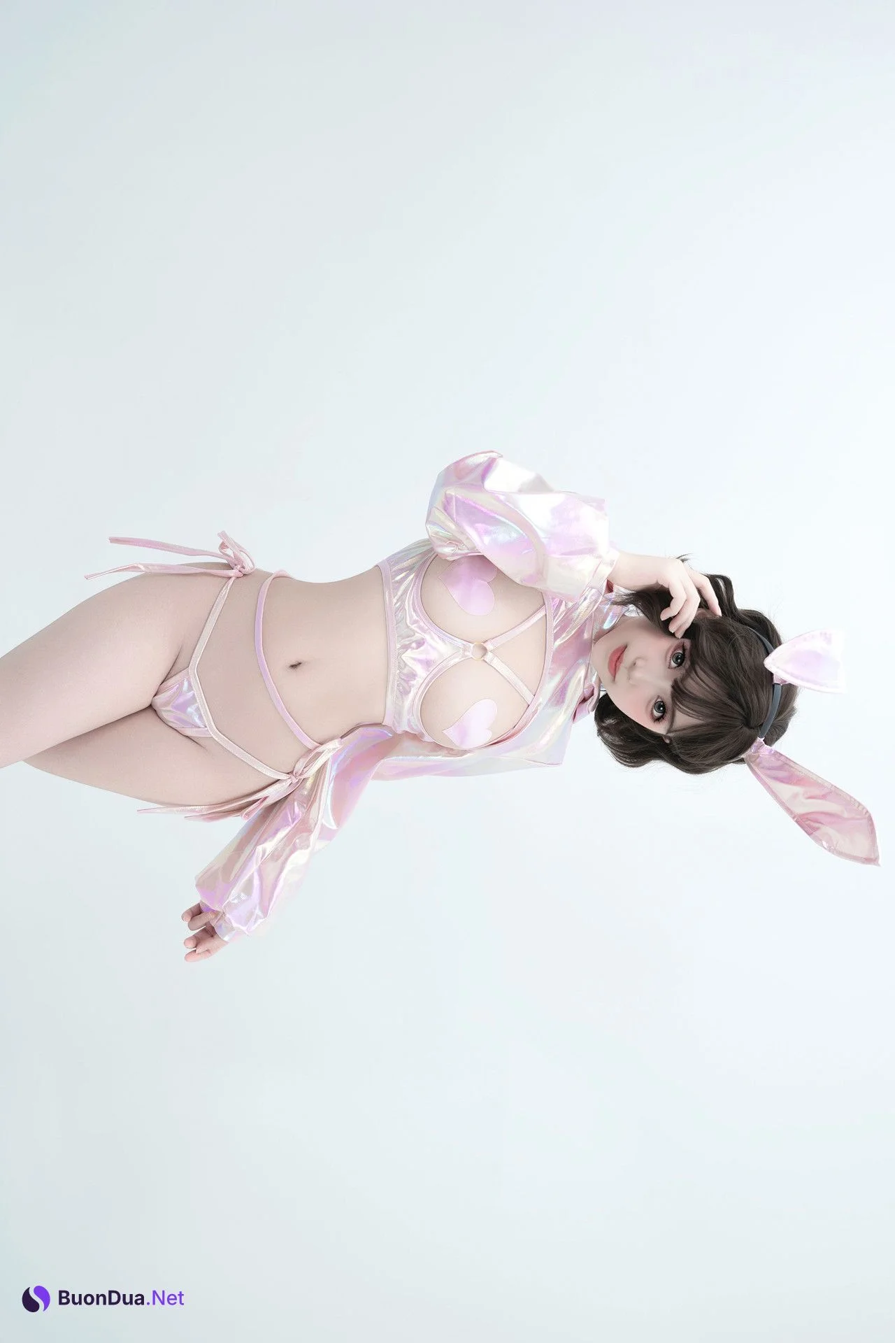 Cosplay Bangni邦尼 – 粉色兔兔 Set.01 - Photo 16