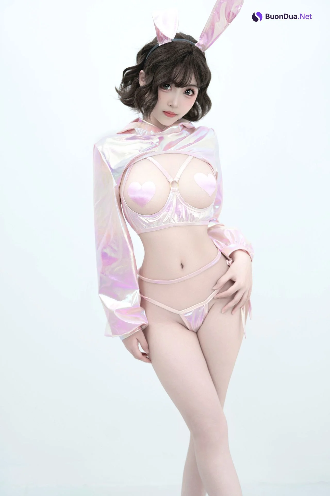 Cosplay Bangni邦尼 – 粉色兔兔 Set.01 - Photo 2