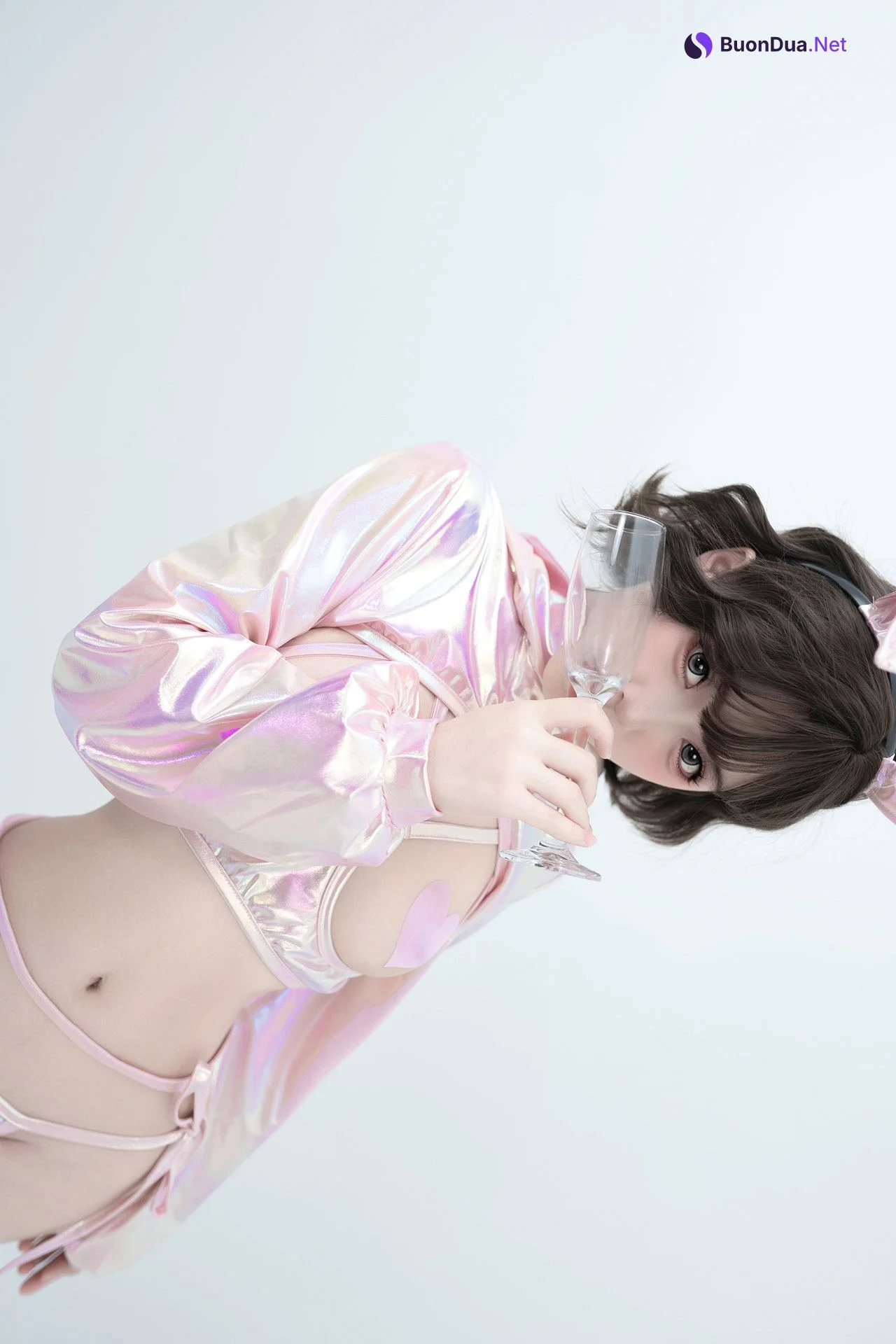 Cosplay Bangni邦尼 – 粉色兔兔 Set.01 - Photo 20