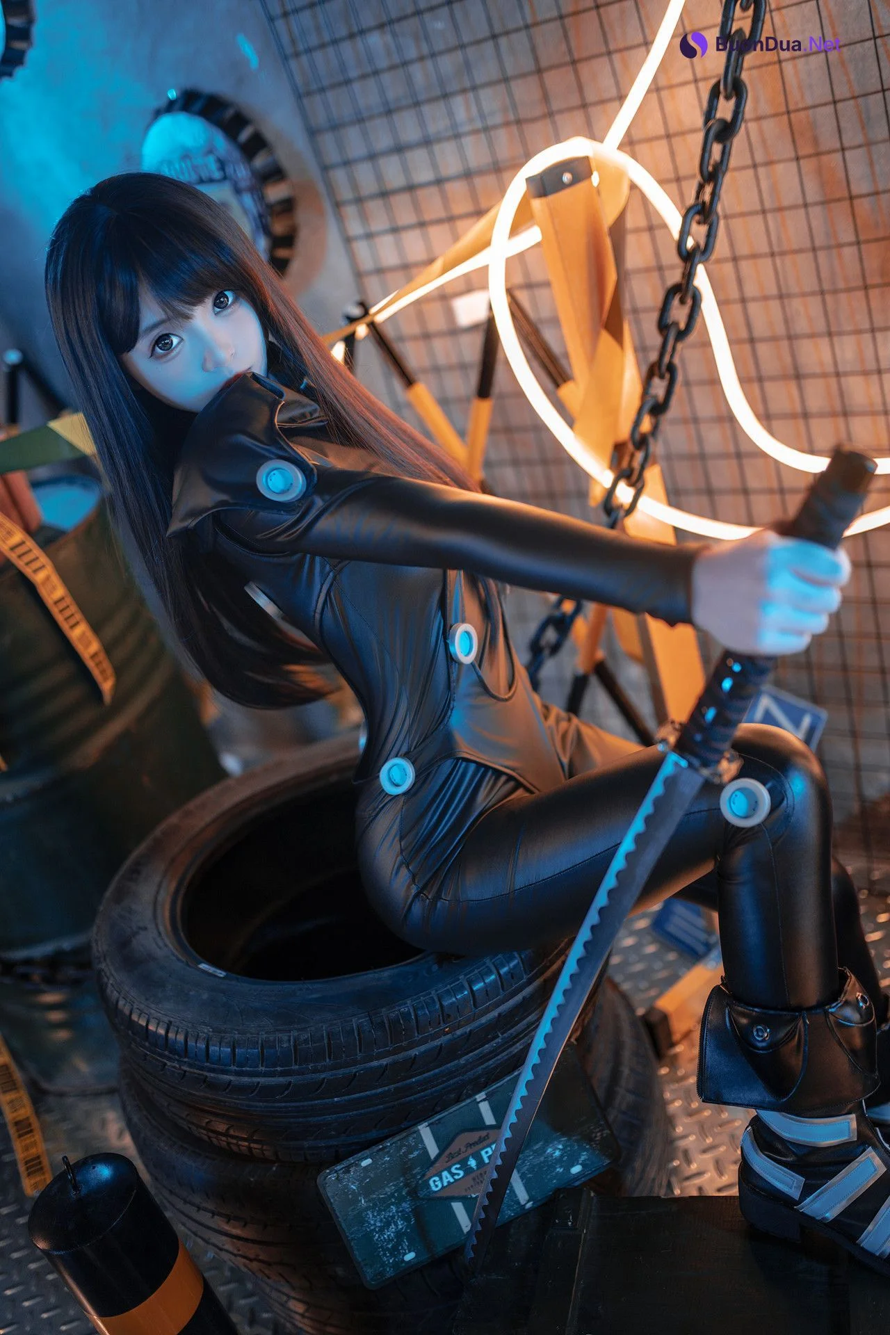 Cosplay Bangni邦尼 – 杀戮都市 下平玲花 Set.01 - Photo 12