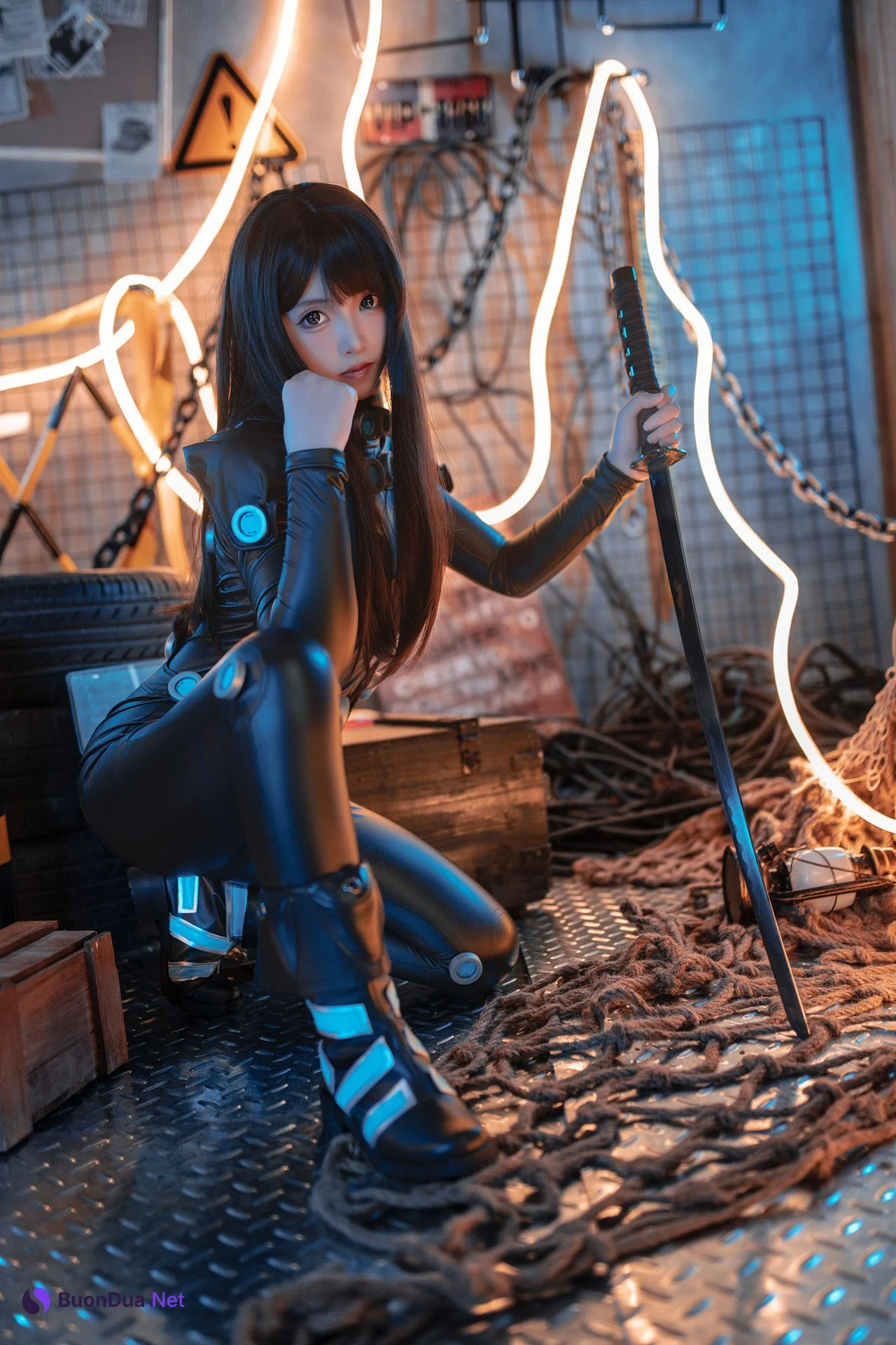 Cosplay Bangni邦尼 – 杀戮都市 下平玲花 Set.01 - Photo 9