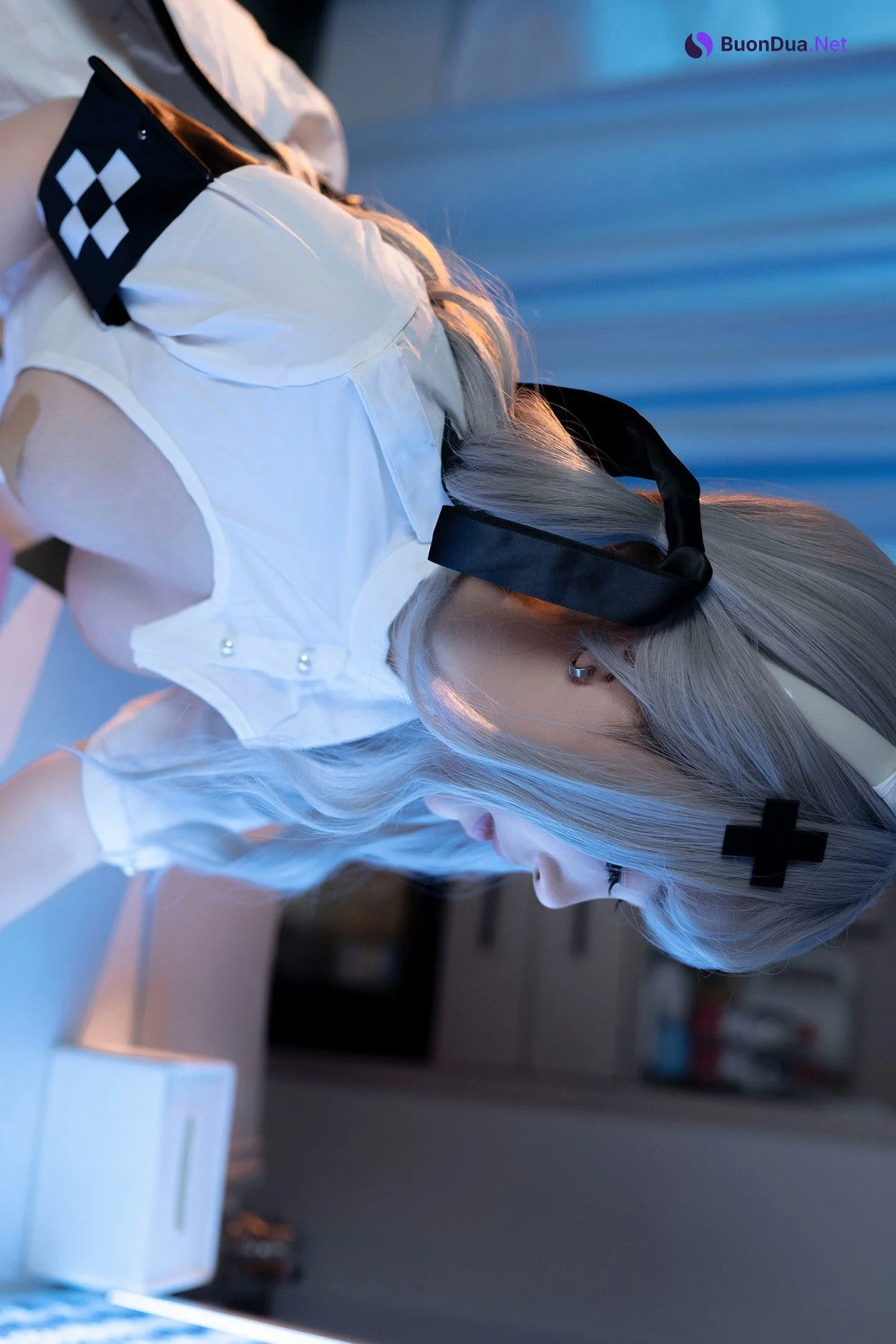 Cosplay Bangni邦尼 魅魔护士 Set.01 - Photo 12