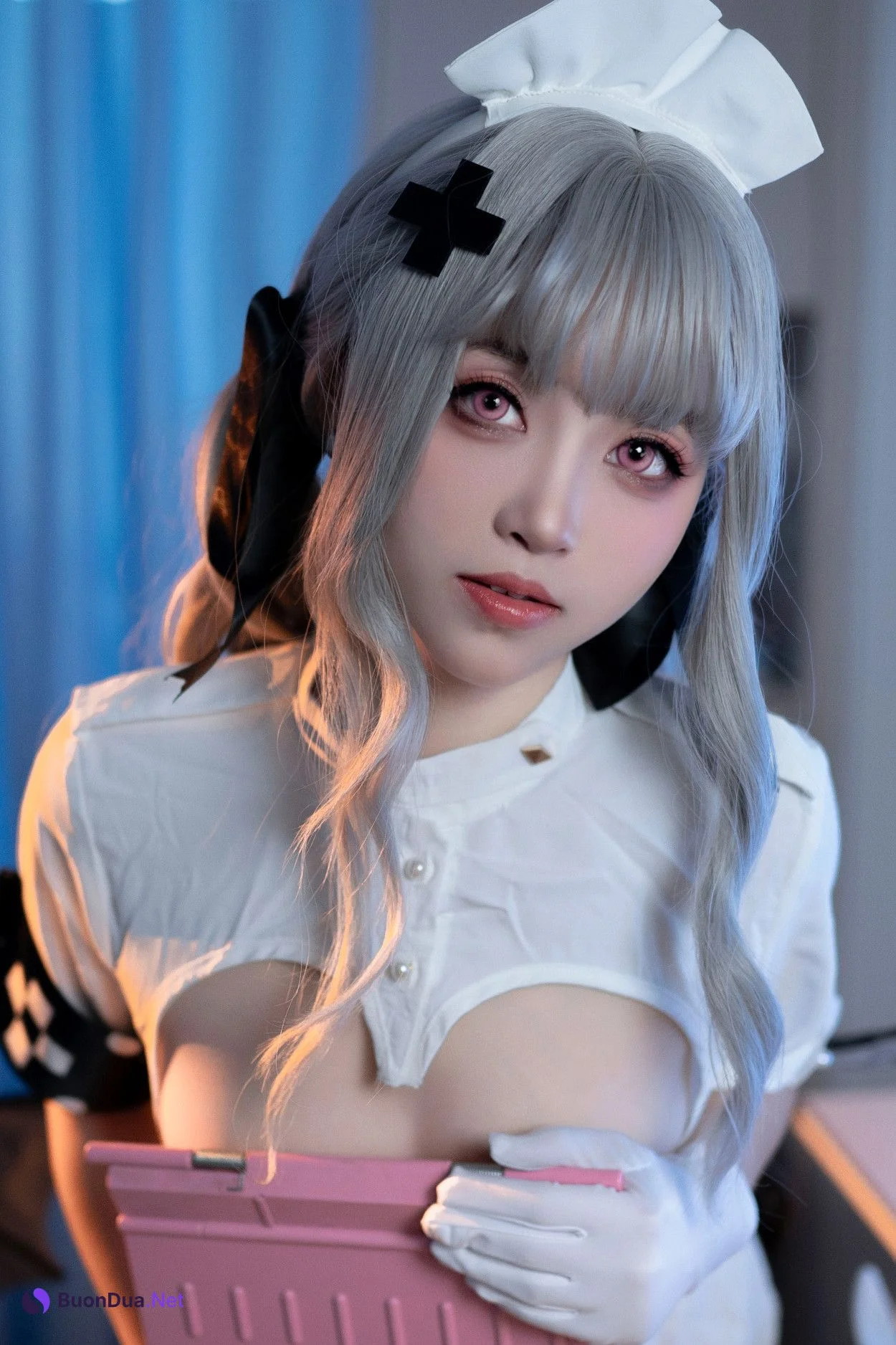 Cosplay Bangni邦尼 魅魔护士 Set.01 - Photo 15