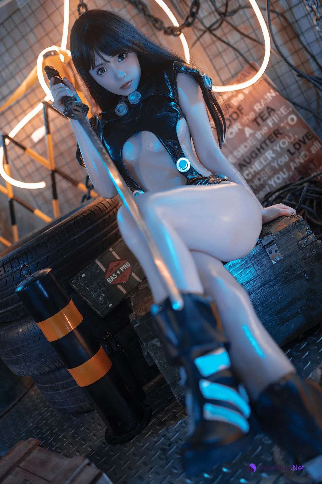 Cosplay Bangni邦尼 – 杀戮都市 下平玲花 Set.02 - Photo 8