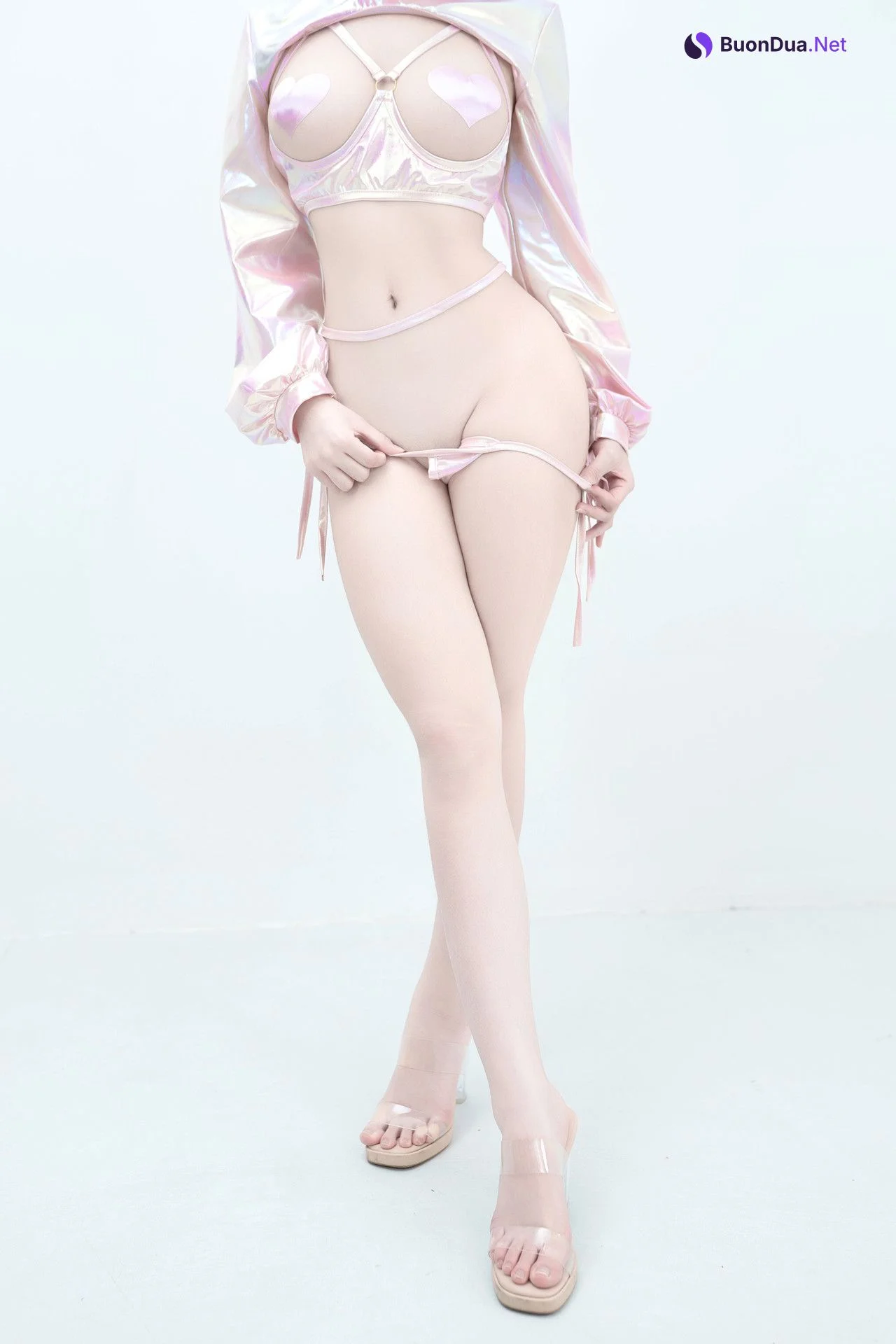 Cosplay Bangni邦尼 – 粉色兔兔 Set.02 - Photo 9