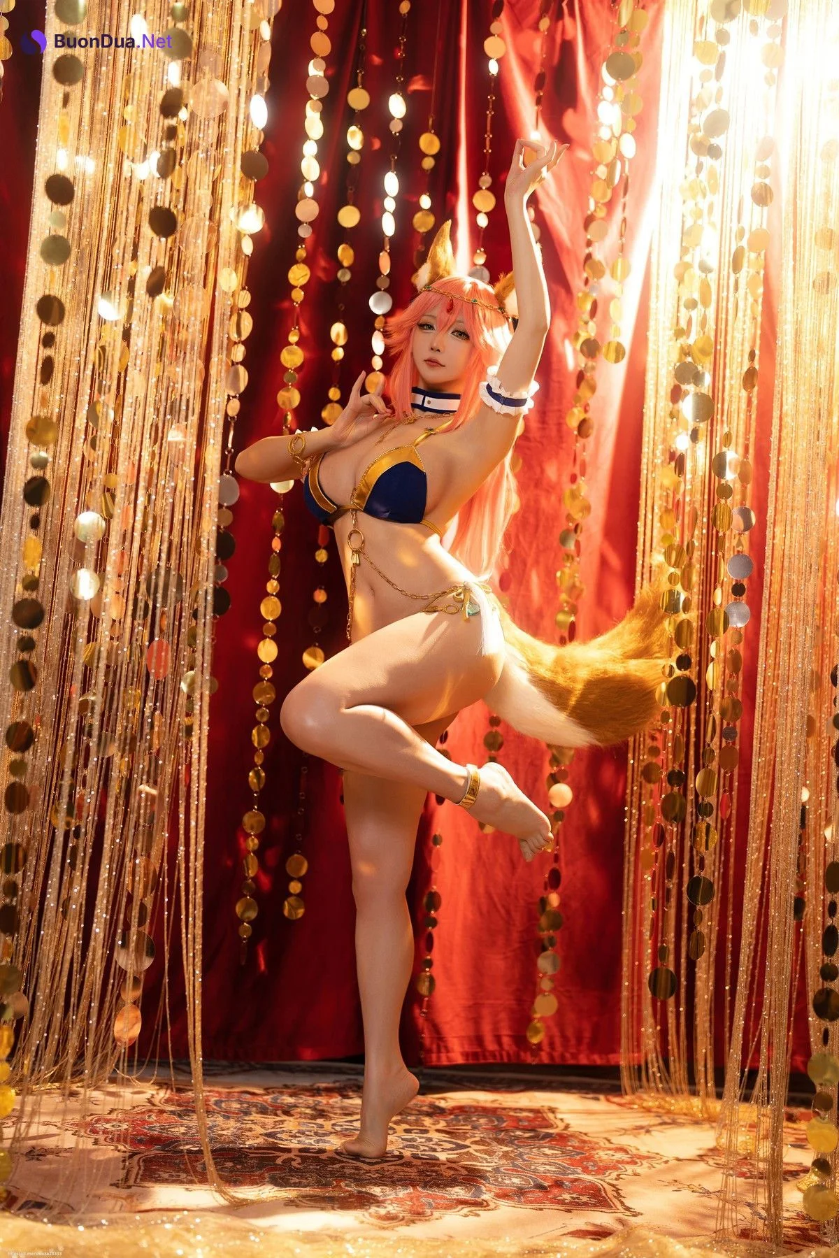 星之迟迟 Cosplay 玉藻前舞娘 - Photo 6