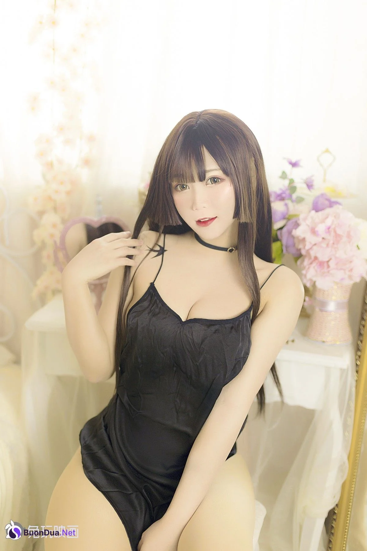 Cosplay 兔玩映画 黑睡衣 - Photo 2