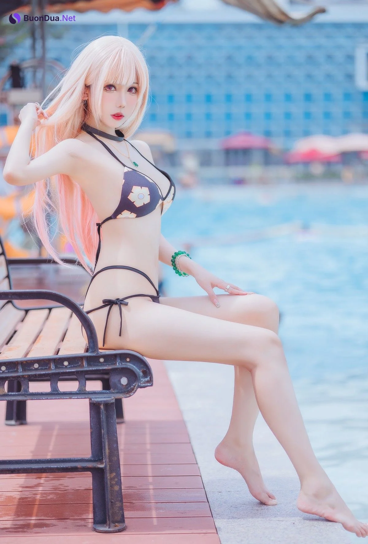 Cosplay 仙女月 喜多川海夢 Bikini - Photo 2