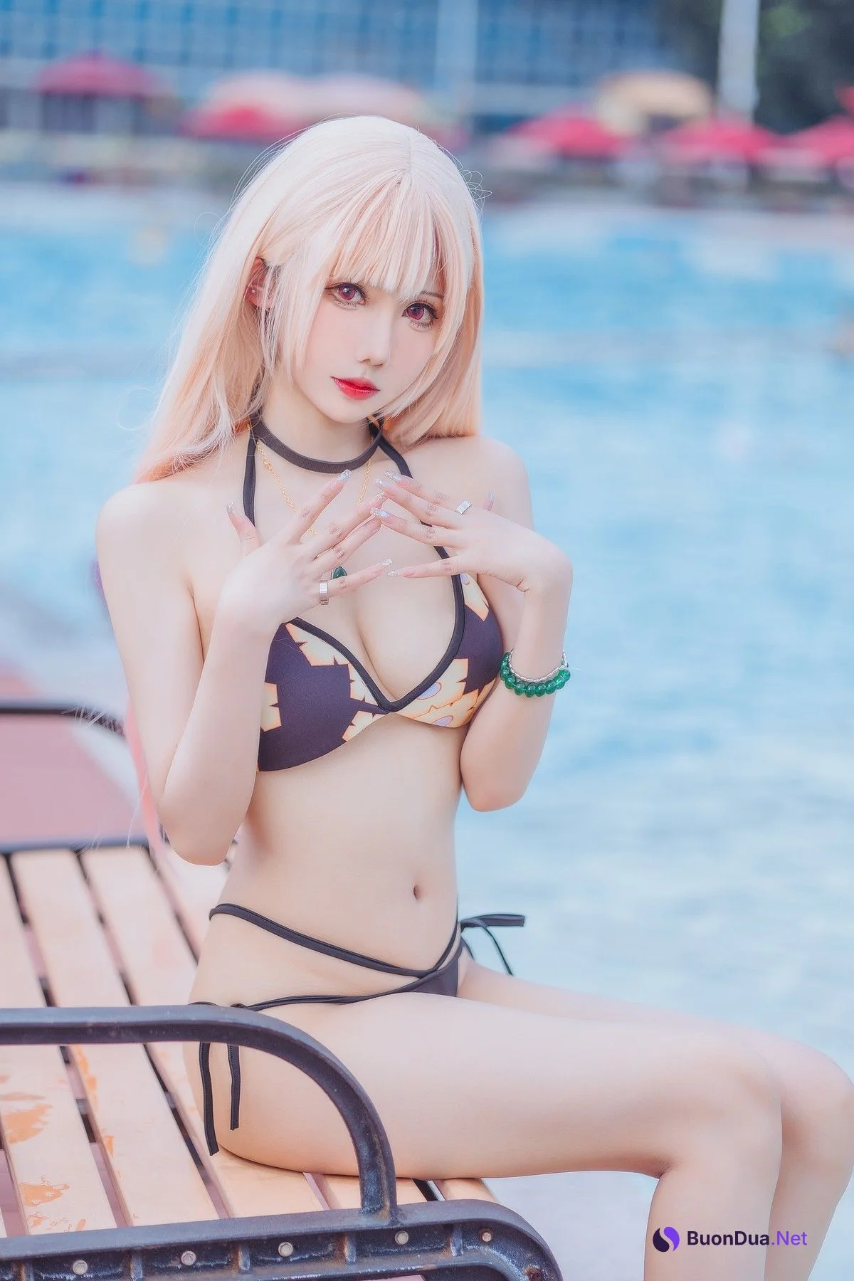 Cosplay 仙女月 喜多川海夢 Bikini - Photo 4