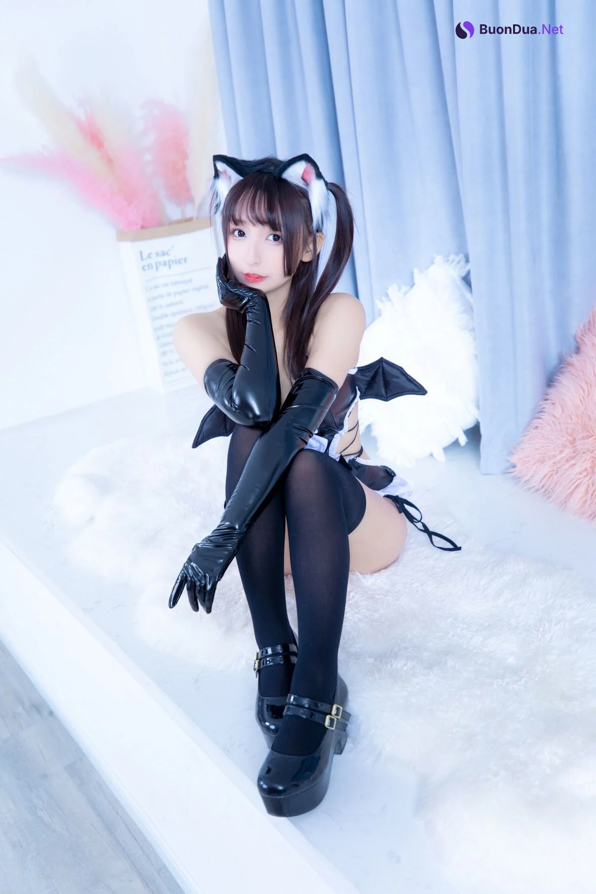 神楽坂真冬 Cosplay ねこタイム Black Ver. - Photo 11