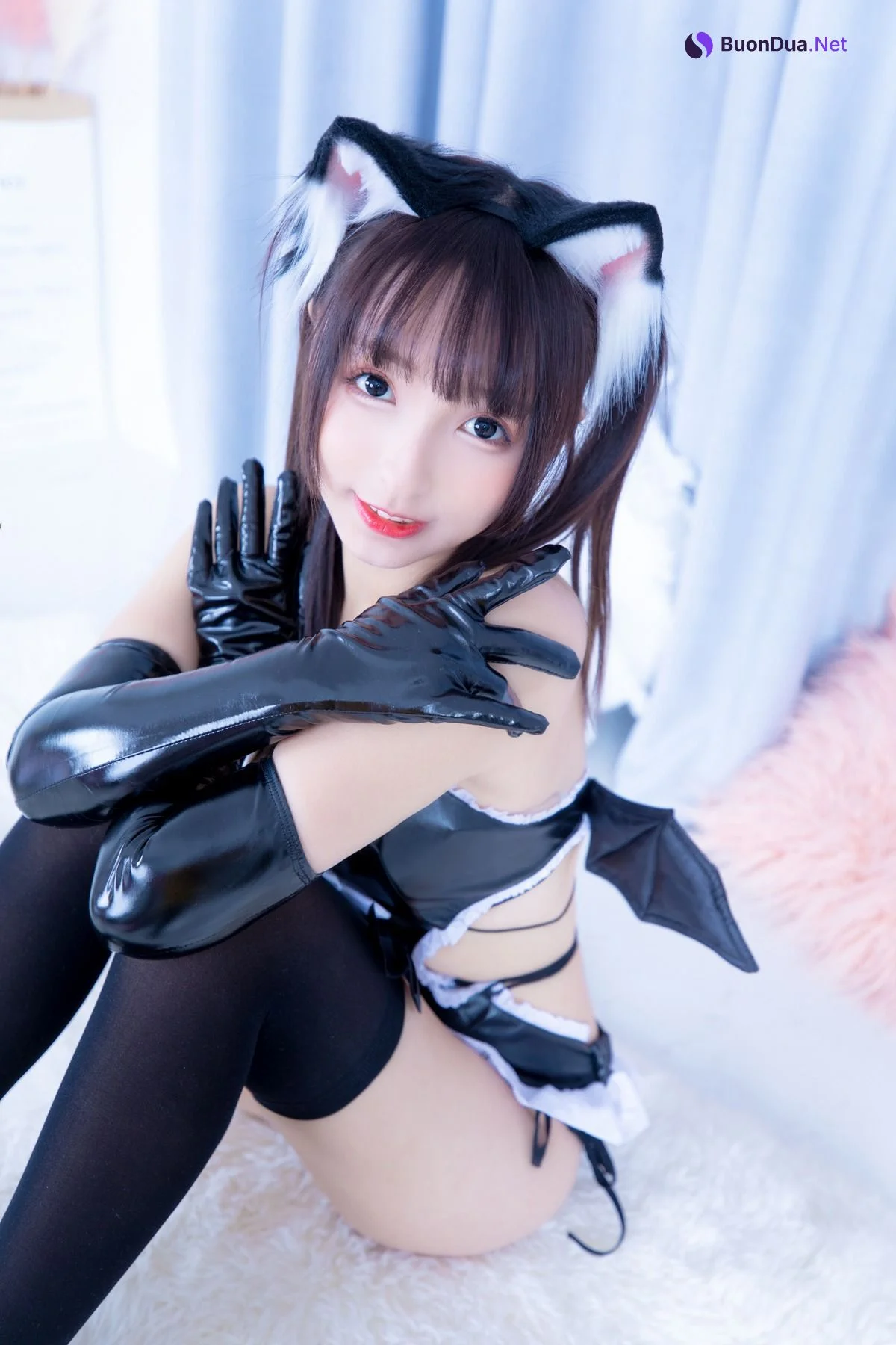 神楽坂真冬 Cosplay ねこタイム Black Ver. - Photo 4