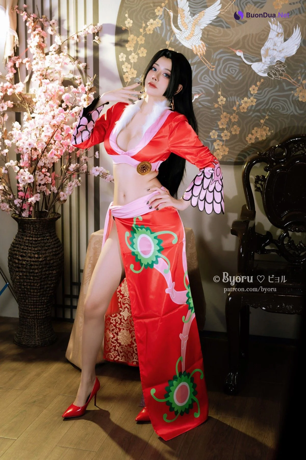 Cosplay 萝莉Byoru Boa Hancock ボア･ハンコック - Photo 2