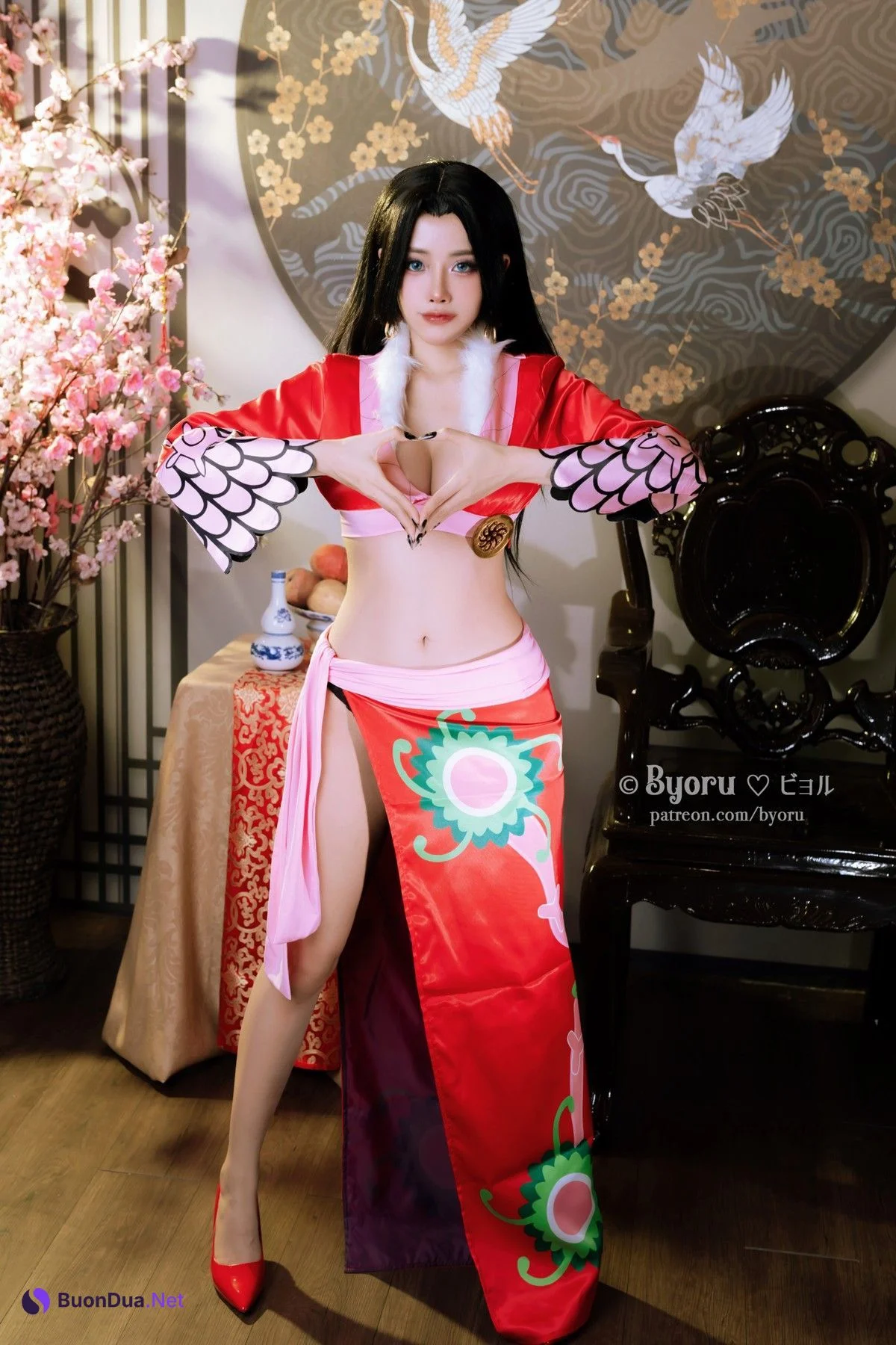 Cosplay 萝莉Byoru Boa Hancock ボア･ハンコック - Photo 3