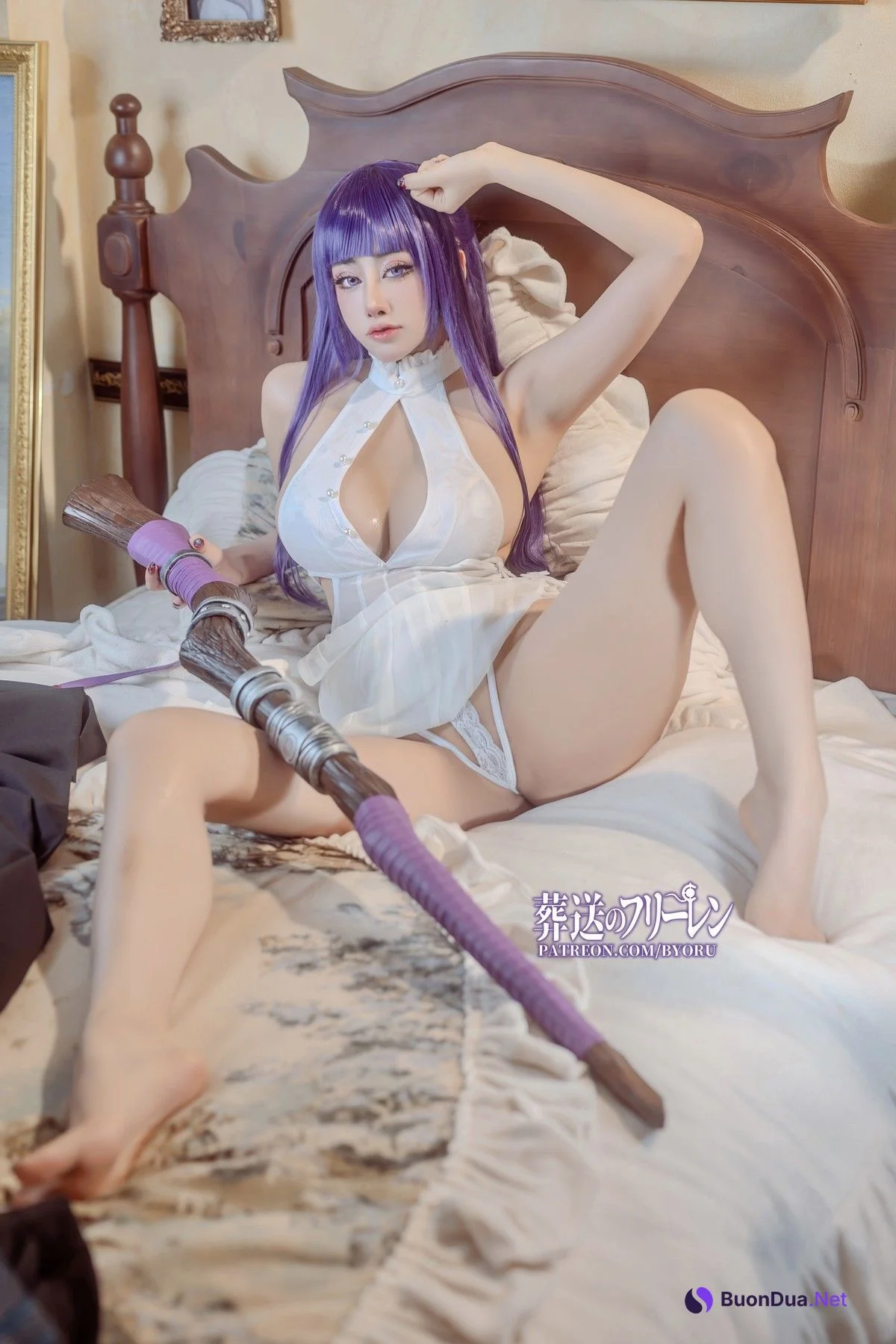 Cosplay 日本性感萝莉Byoru Fern フェルン - Photo 6