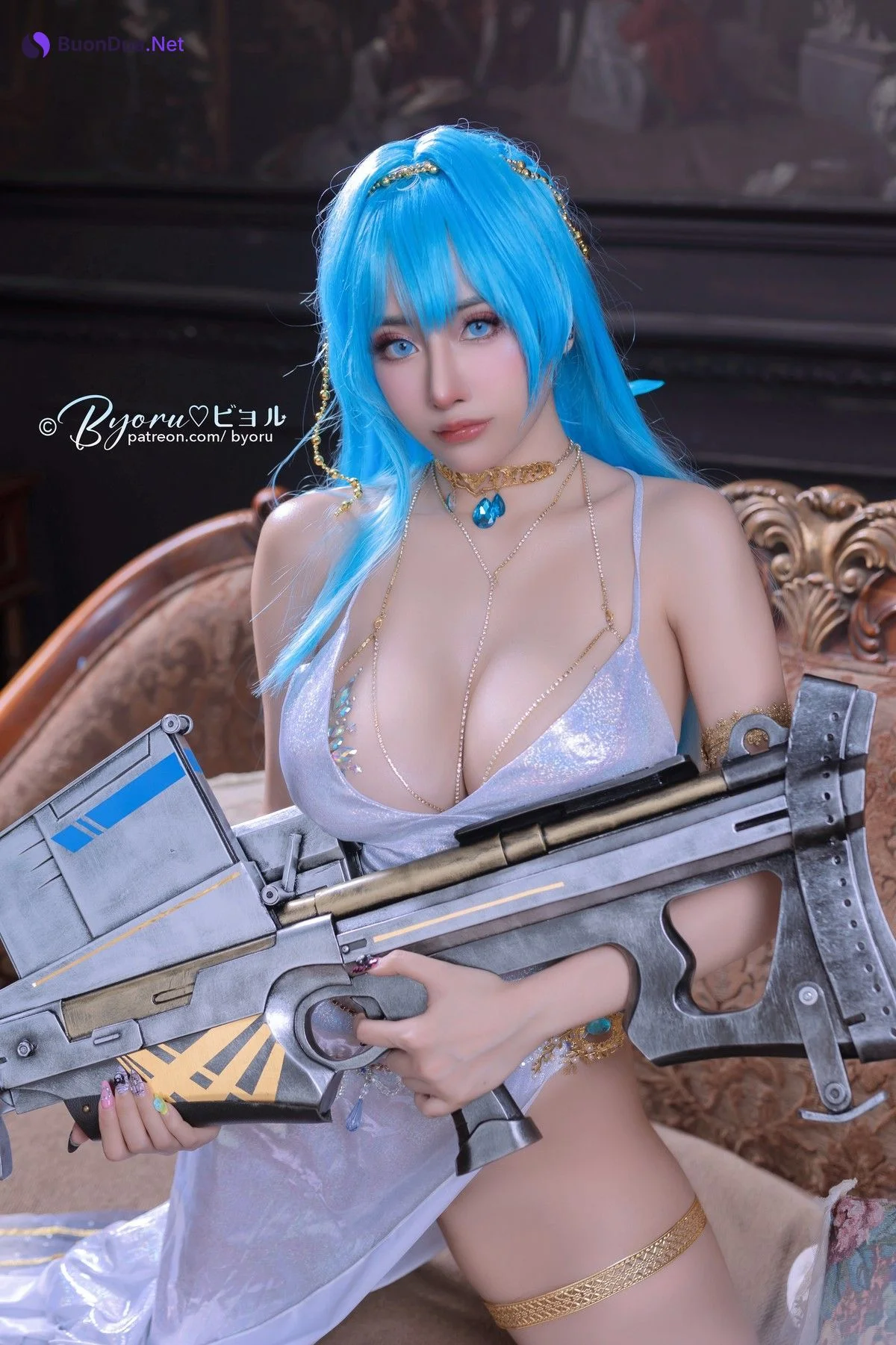 Cosplay 萝莉Byoru Helm NIKKE - 사진 3
