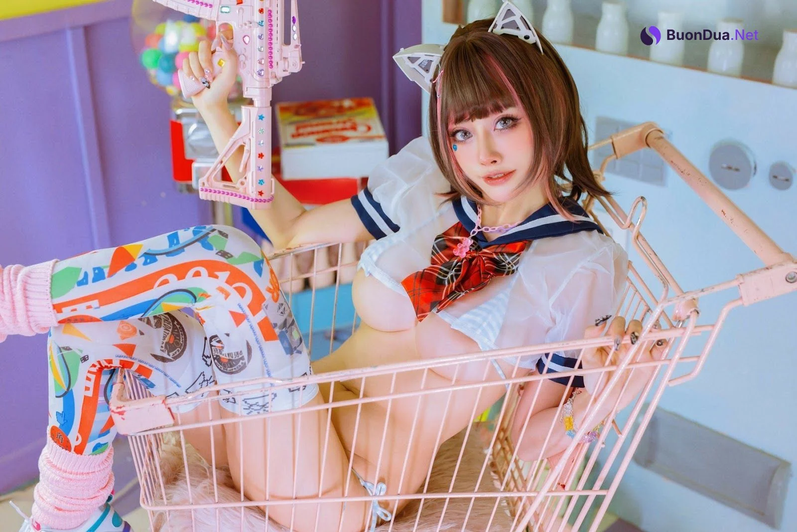 Cosplay 萝莉Byoru JK Neko - Photo 9