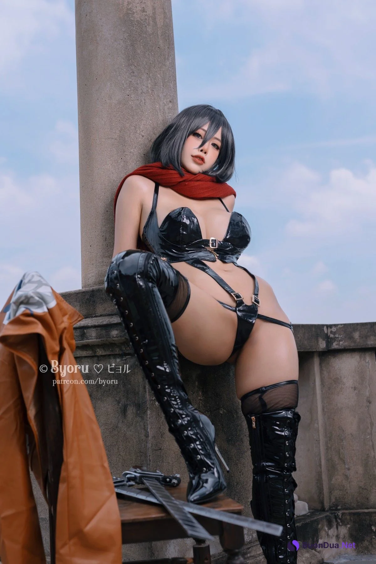 Cosplay 日本性感萝莉Byoru Mikasa Ackerman - 写真 10