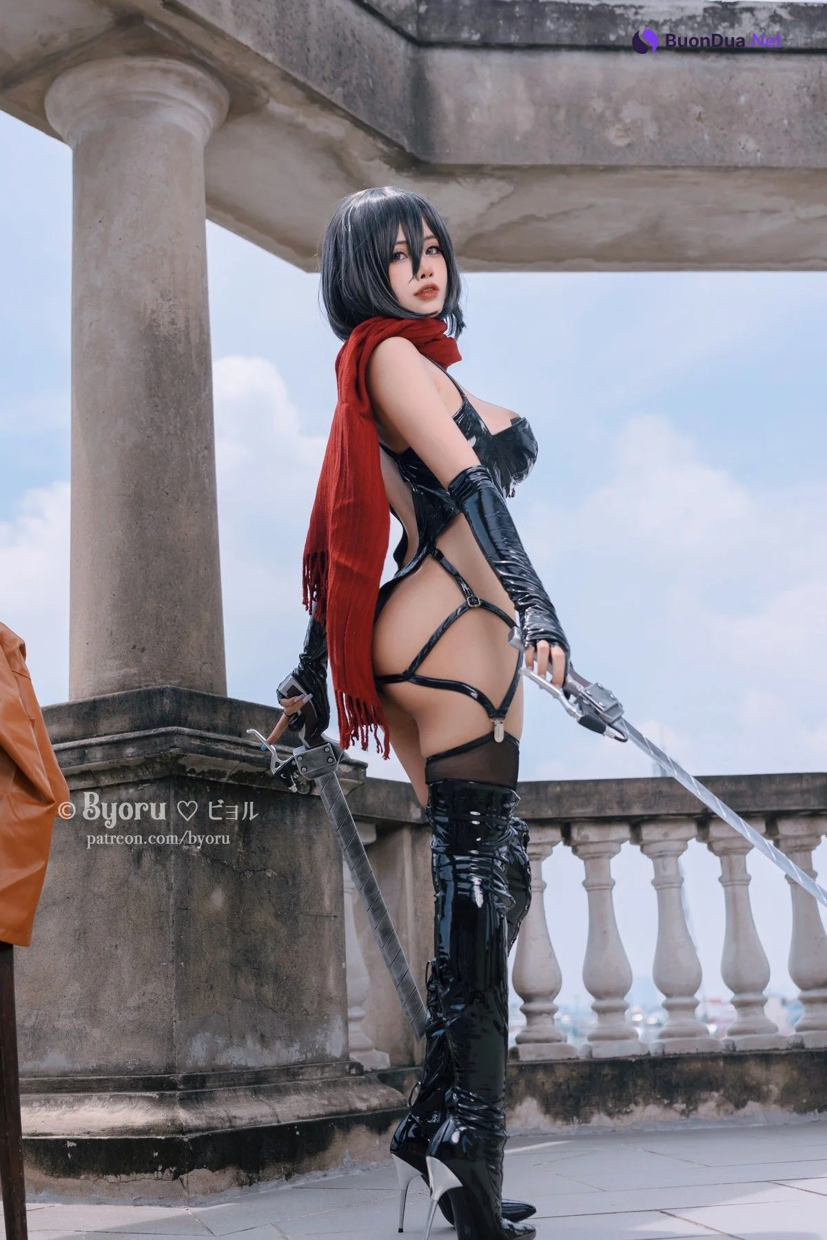 Cosplay 日本性感萝莉Byoru Mikasa Ackerman - 写真 5