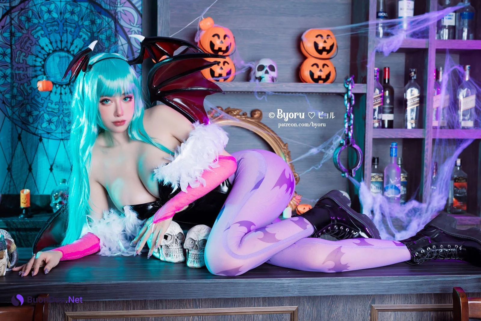Cosplay 萝莉Byoru Morrigan - 照片 14