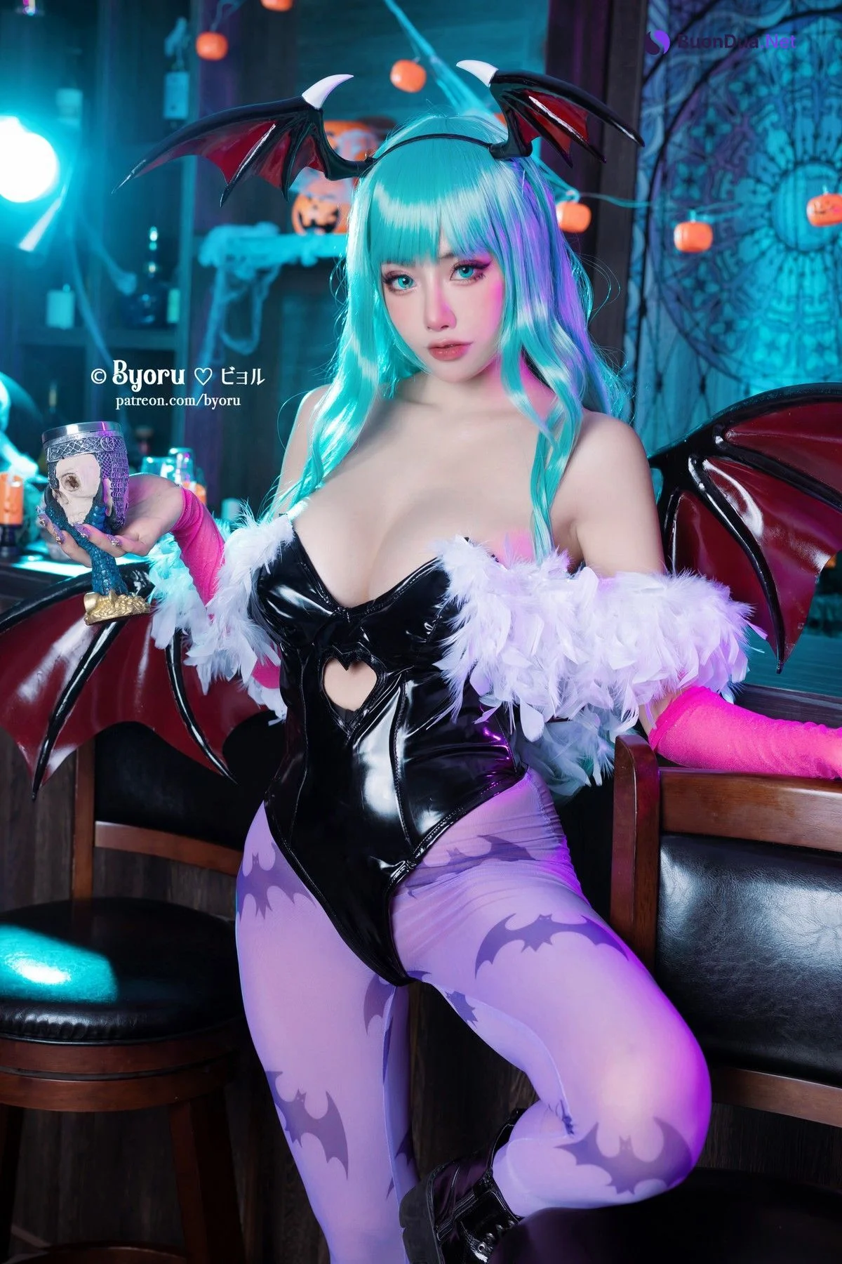 Cosplay 萝莉Byoru Morrigan - 照片 3