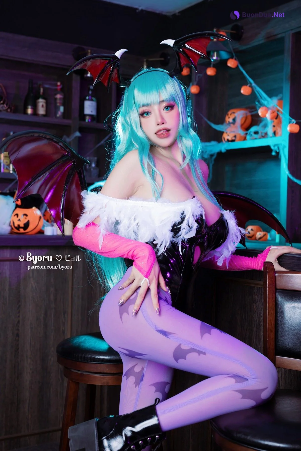 Cosplay 萝莉Byoru Morrigan - 照片 4