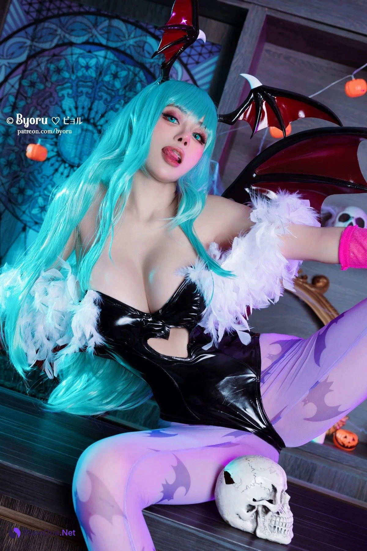 Cosplay 萝莉Byoru Morrigan - 照片 9