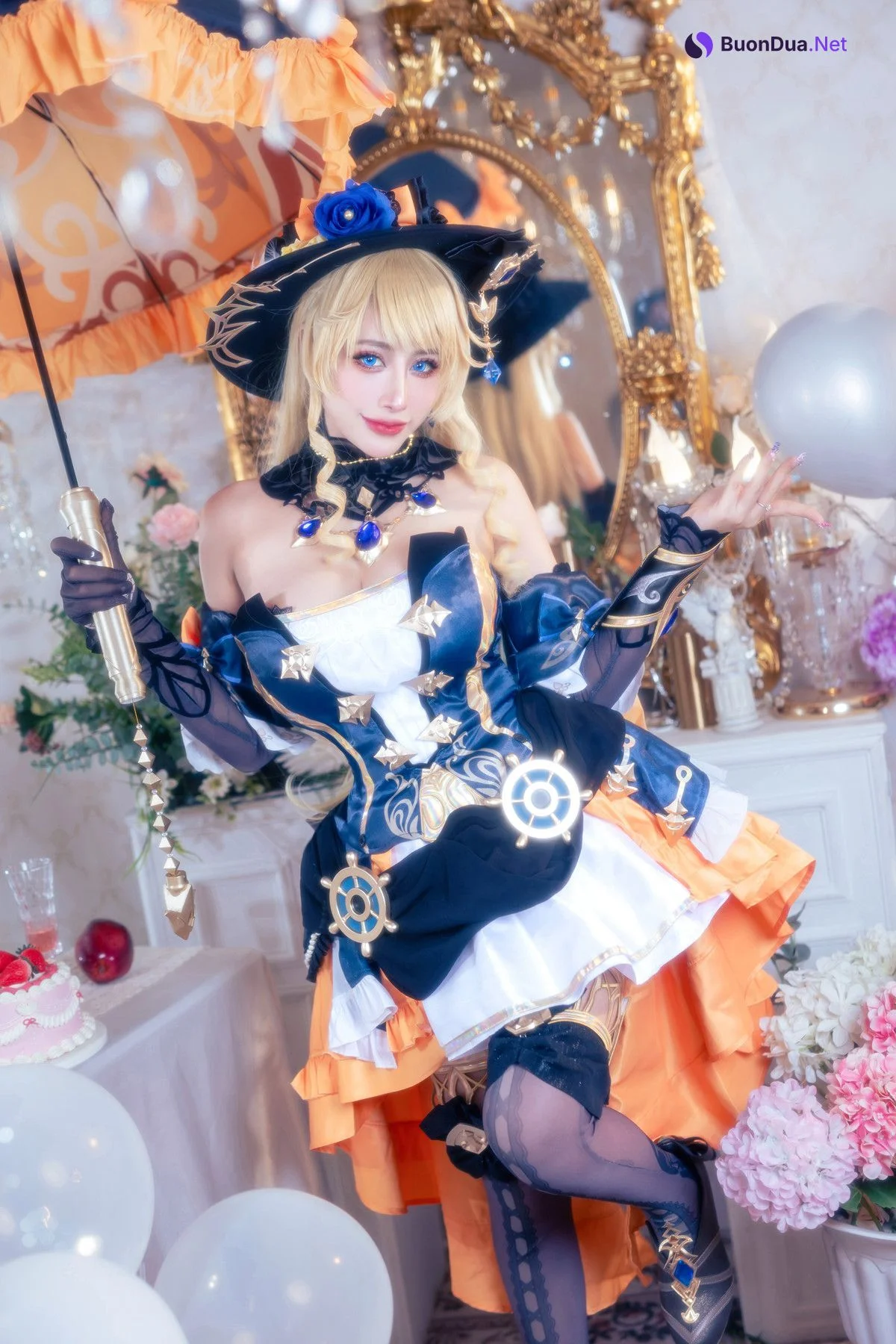Cosplay 日本性感萝莉Byoru Navia Genshin Impact - Photo 2