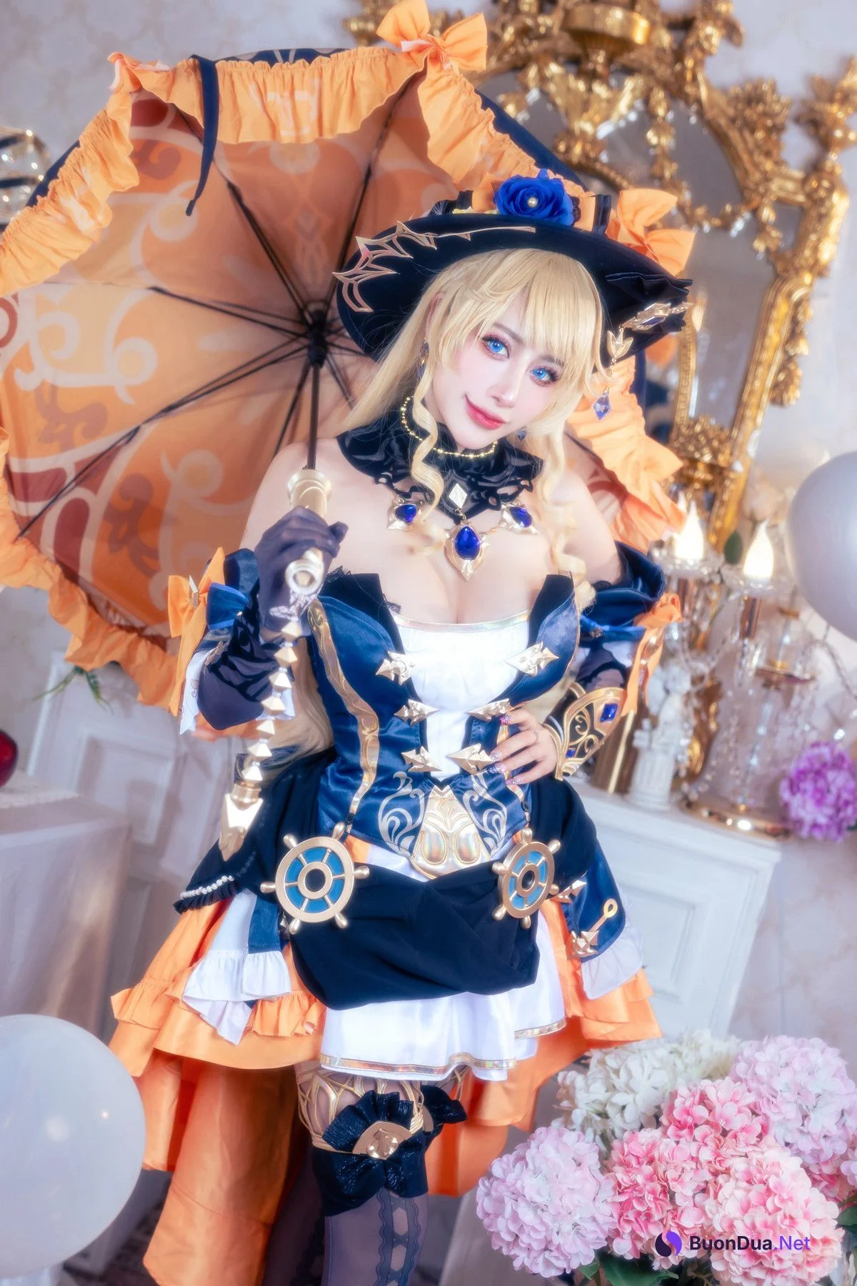 Cosplay 日本性感萝莉Byoru Navia Genshin Impact - Photo 3