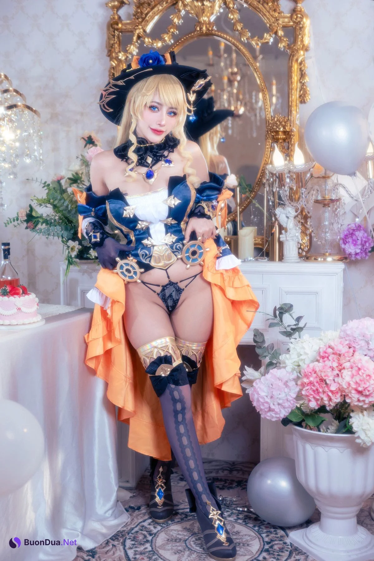 Cosplay 日本性感萝莉Byoru Navia Genshin Impact - Photo 5