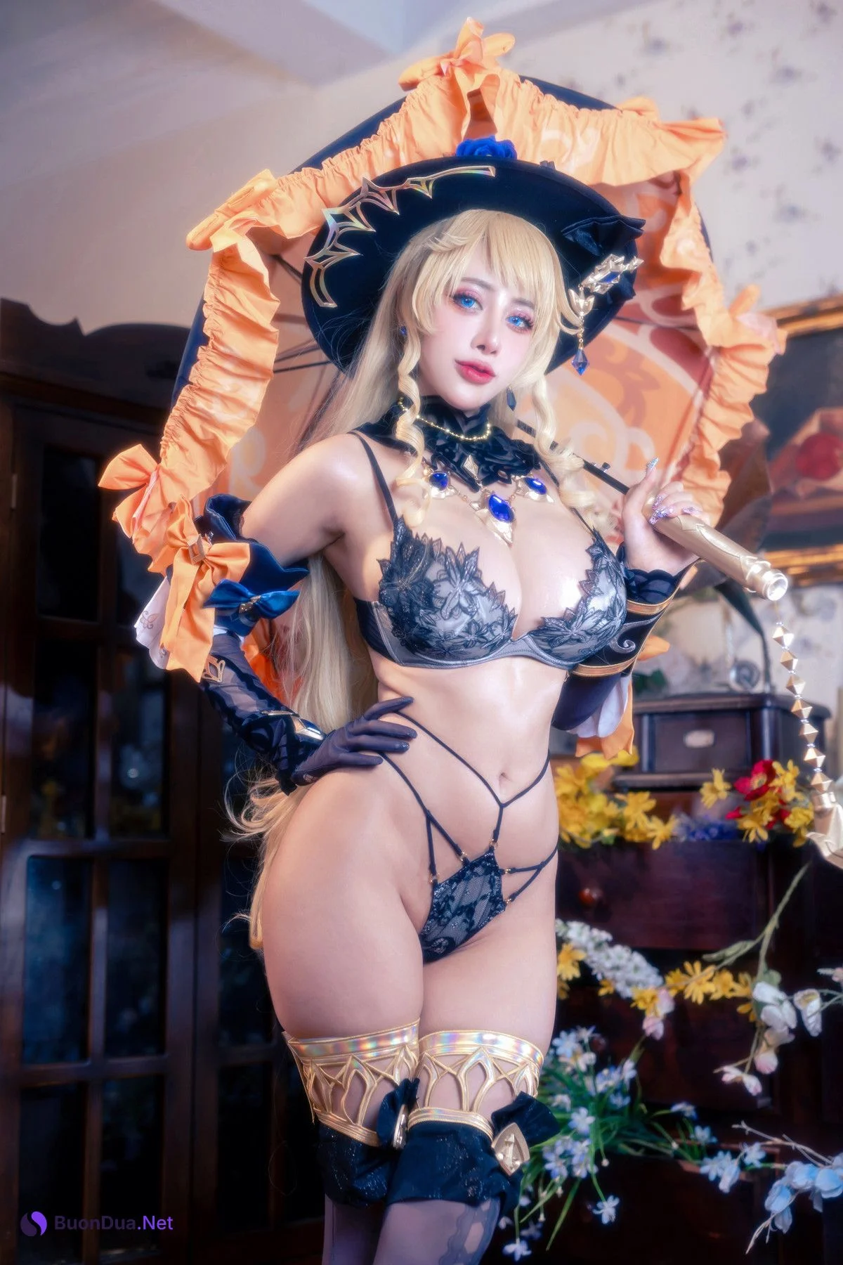 Cosplay 日本性感萝莉Byoru Navia Genshin Impact - Photo 6