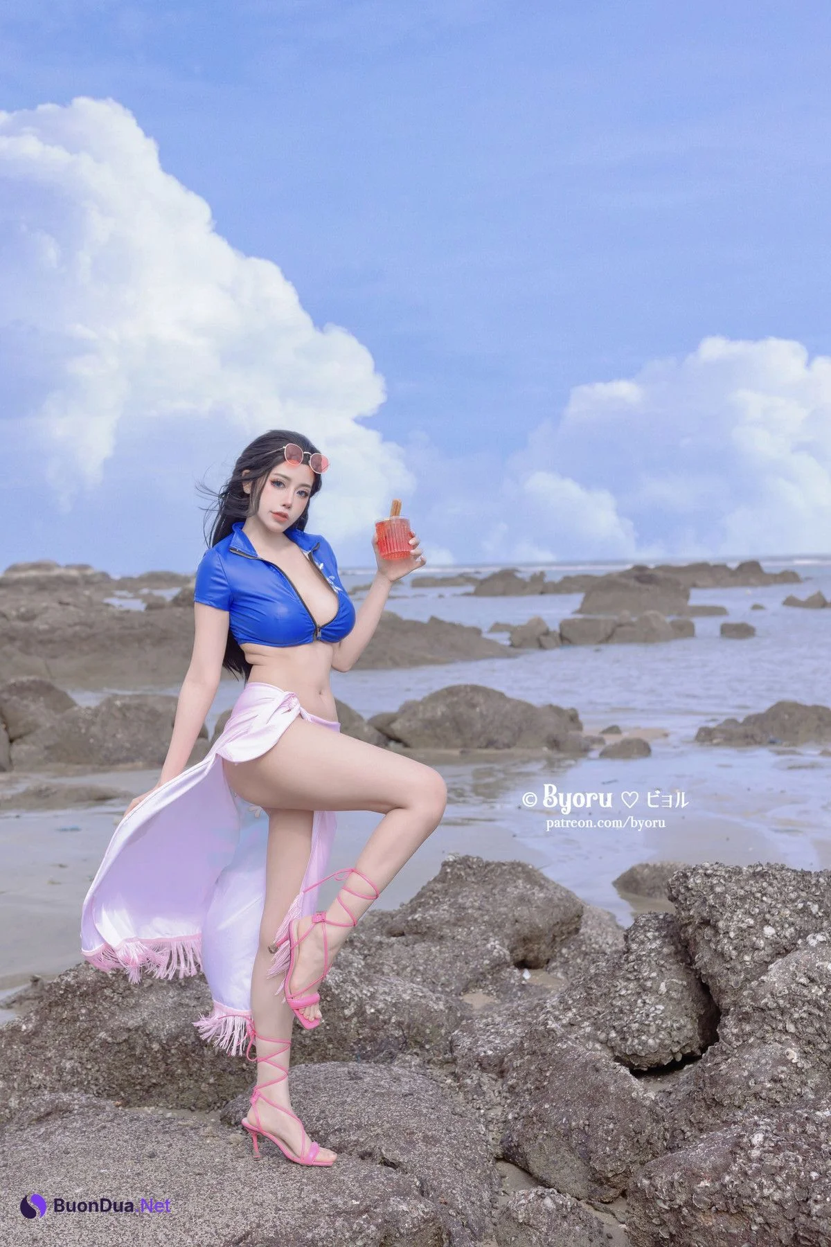 Cosplay 萝莉Byoru Nico Robin ニコ・ロビン - Photo 10