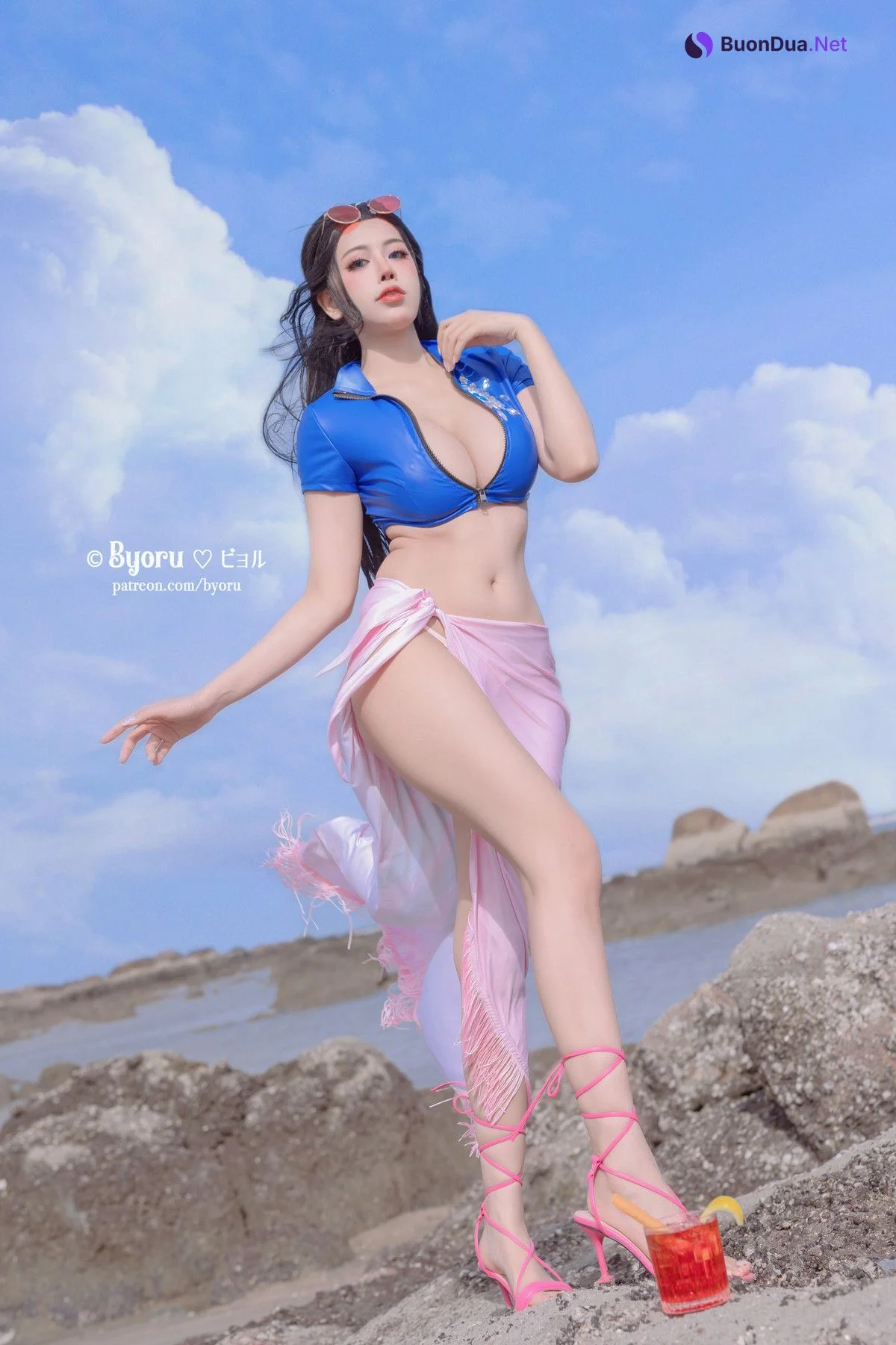 Cosplay 萝莉Byoru Nico Robin ニコ・ロビン - Photo 13