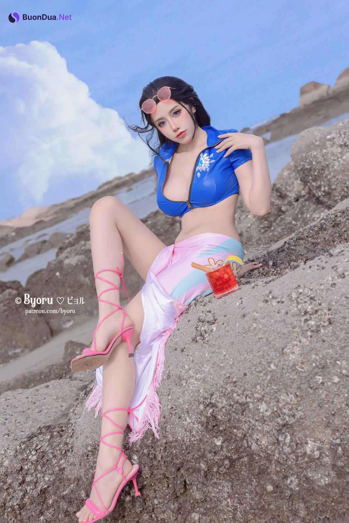 Cosplay 萝莉Byoru Nico Robin ニコ・ロビン - Photo 14