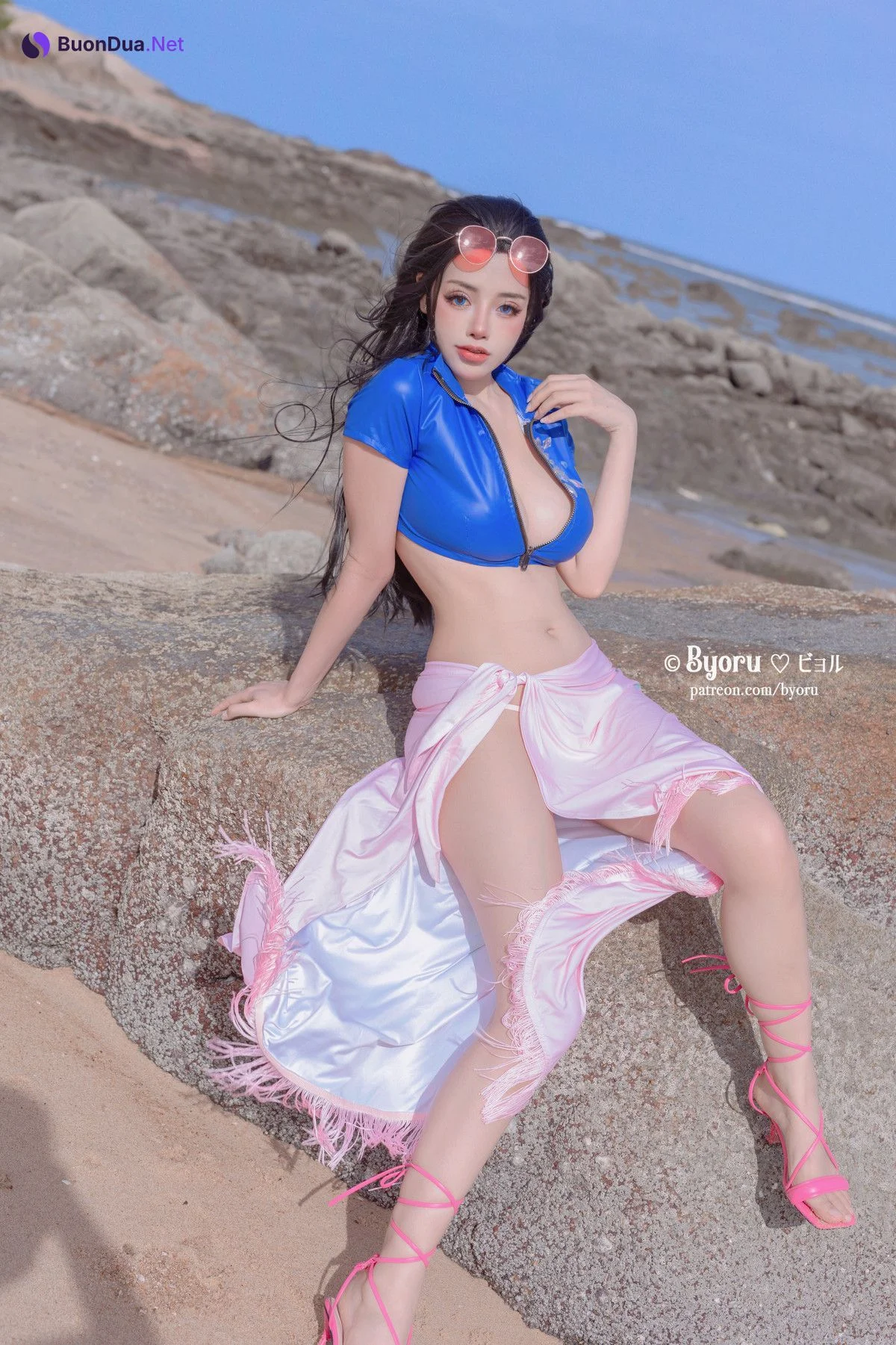 Cosplay 萝莉Byoru Nico Robin ニコ・ロビン - Photo 15