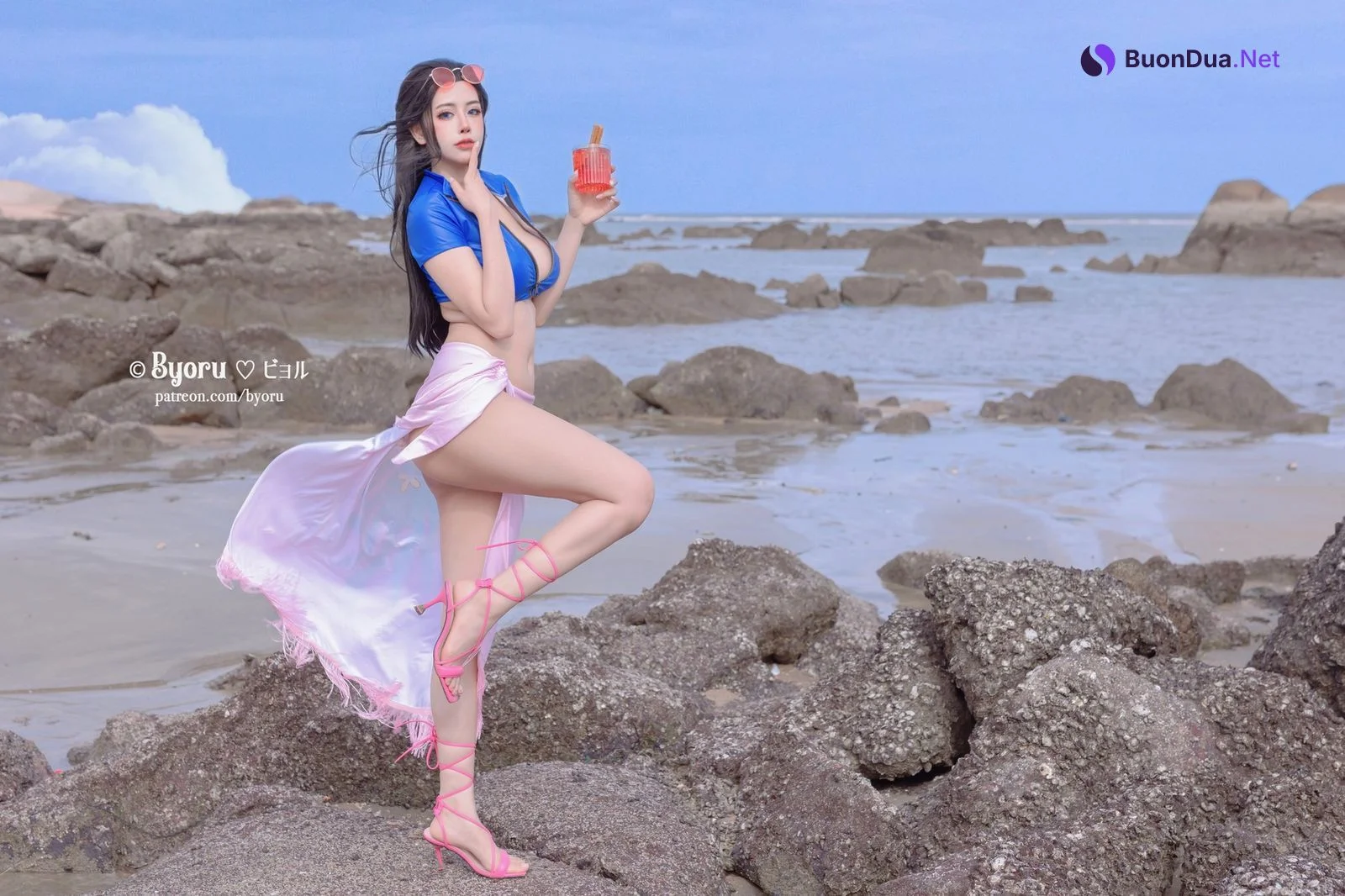 Cosplay 萝莉Byoru Nico Robin ニコ・ロビン - Photo 9