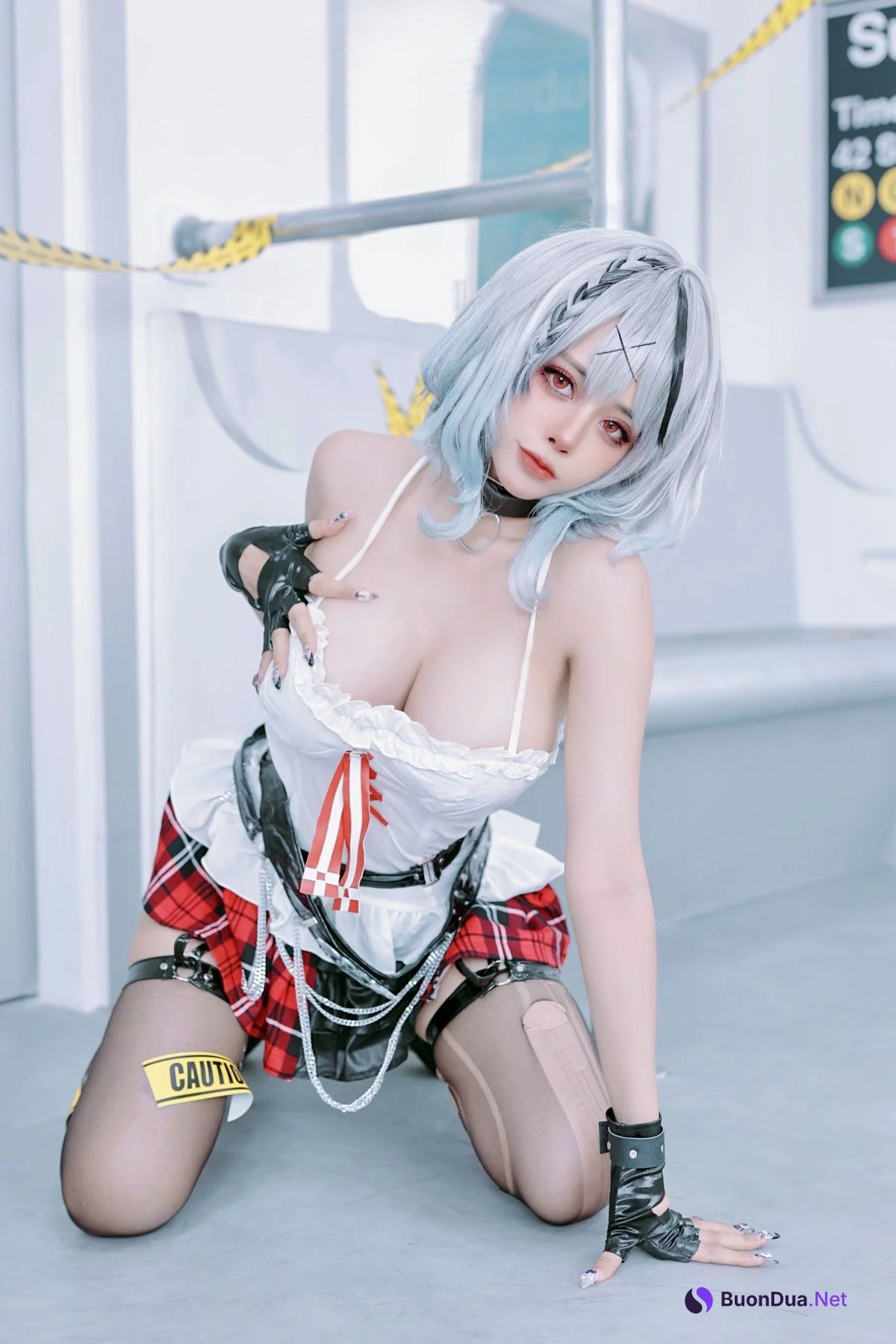 Cosplay 萝莉Byoru 沙花叉クロヱ Sakamata Chloe - Photo 12